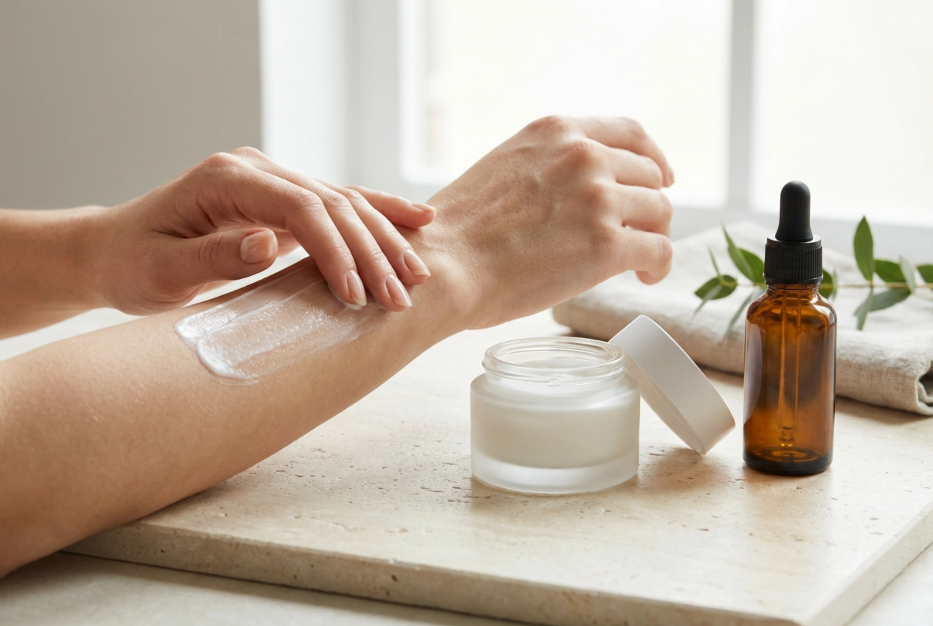 Sådan virker en fugtighedscreme med hyaluronsyre: kombination og påføring