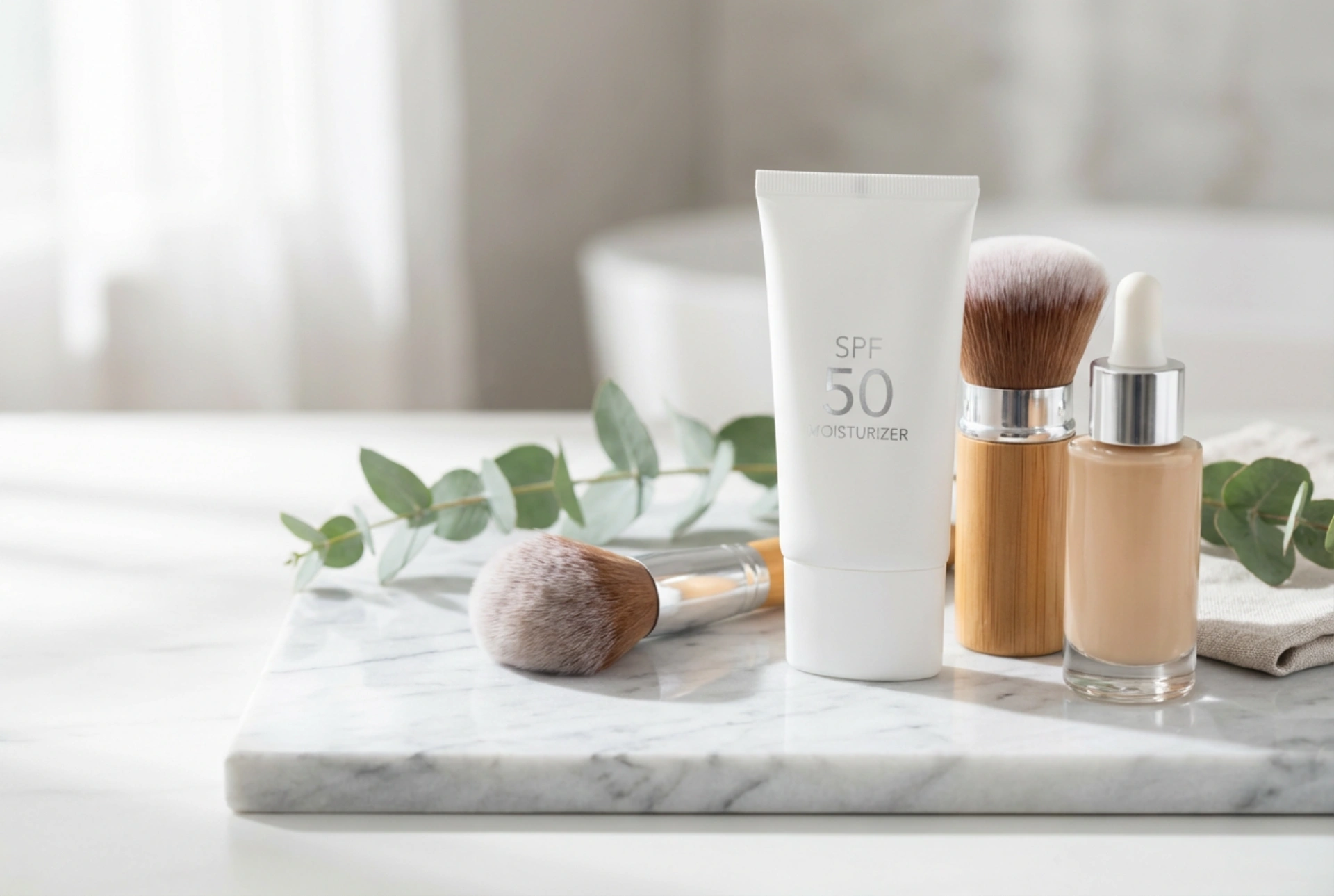 Fugtgivende dagcreme med SPF 50: Sådan integrerer du den i din makeup og hudpleje