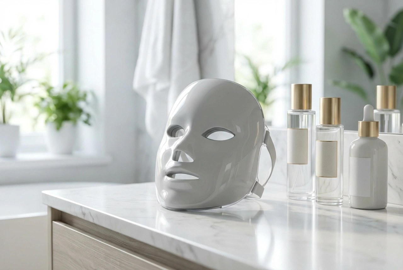 LED Ansigtsmaske: Sådan bruger du den derhjemme og plejer din hud bagefter