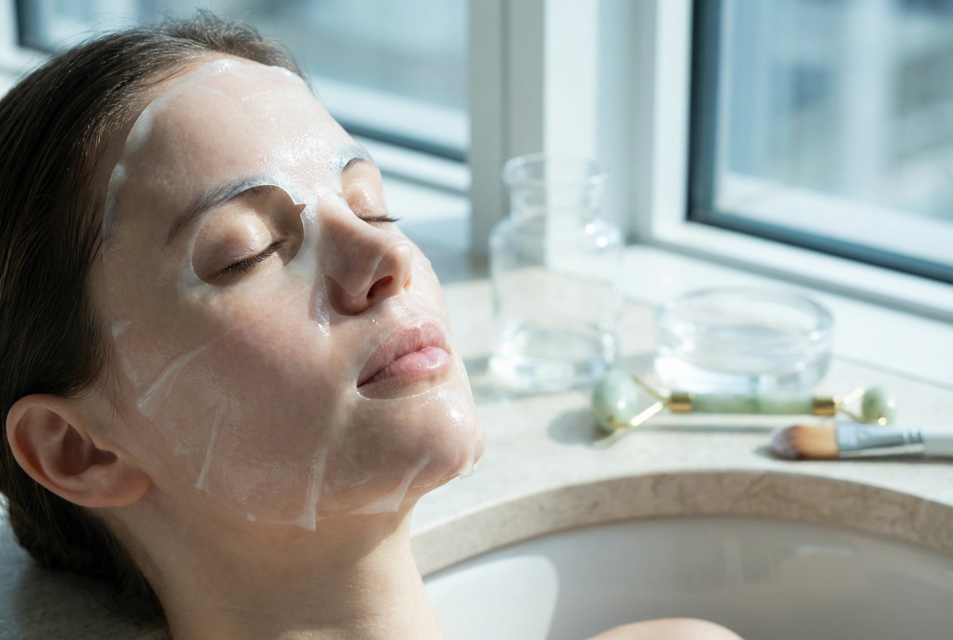 Hydrogel ansigtsmaske: Kølende lindring og korrekt påføring