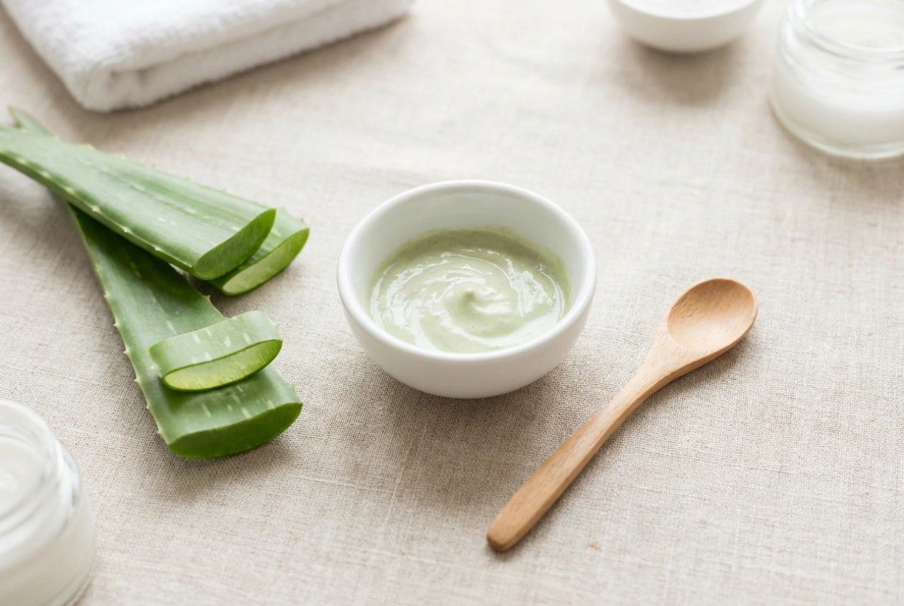 Beroligende aloe vera-maske: Sådan laver og bruger du den sikkert