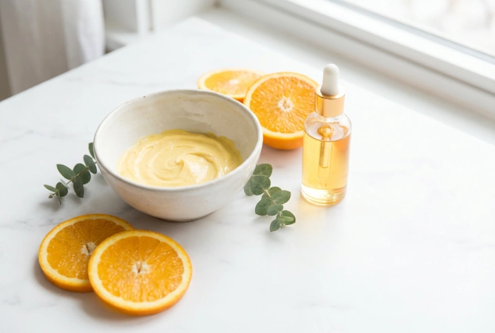 Ansigtsmasker med C-vitamin: glød til huden og ingrediensens stabilitet