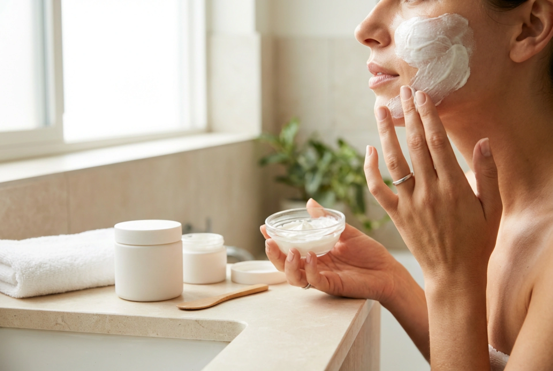 Hvordan man bruger en ansigtsmaske mod rynker for at give huden mere glathed