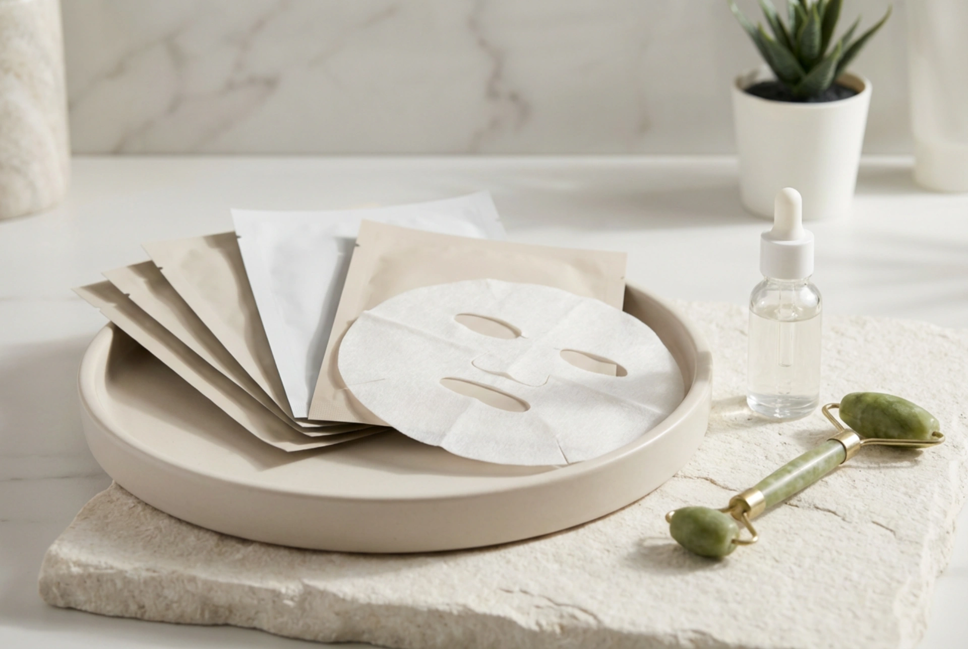 Koreanske sheet masks: Valg, virkningstid og efterfølgende massage