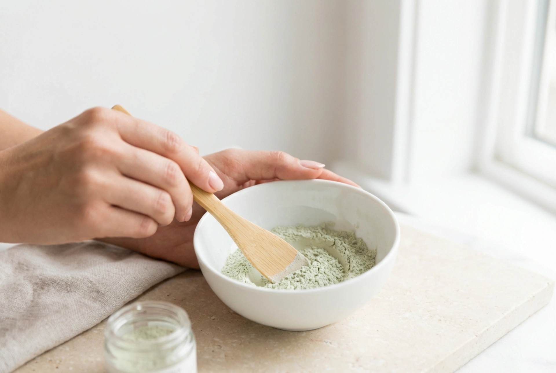 Alginatmaske i pulverform: blandingsforhold, arbejdstempo og påføring