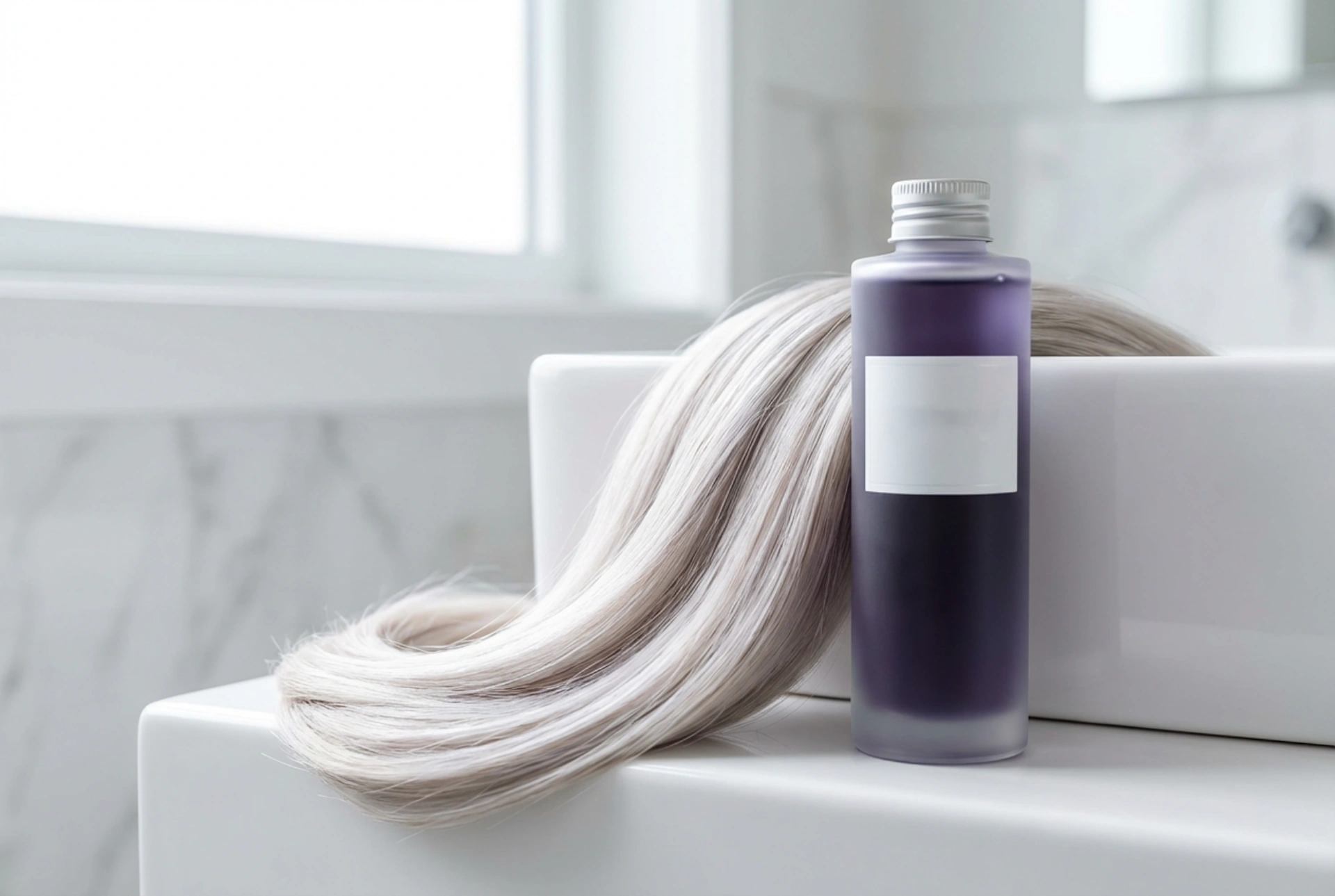 Sådan bruger du silvershampoo: Få en ren og kølig blond nuance