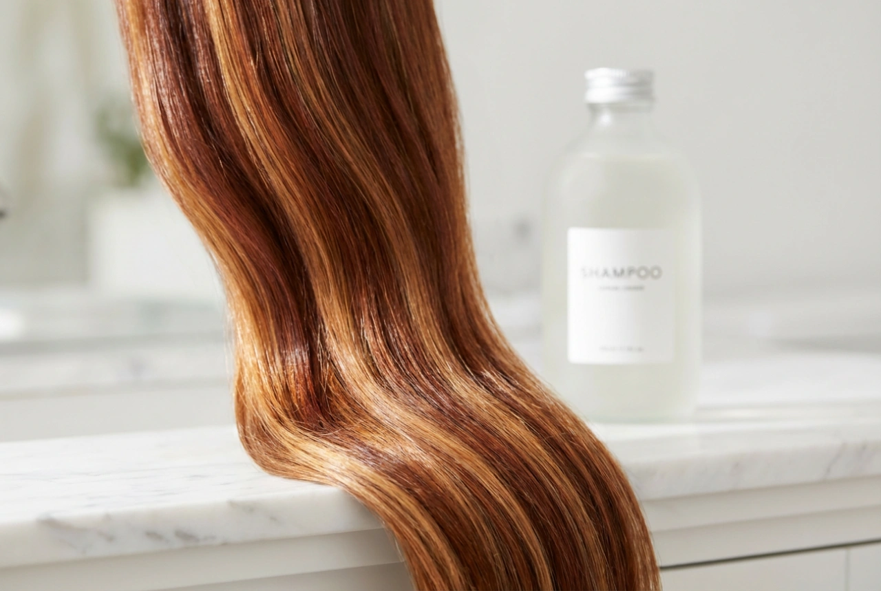 Farvebeskyttelse i salonstil: Professionel shampoo til farvet hår