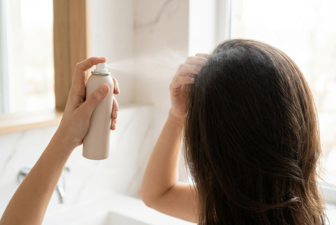 Tørshampoo til håret: Sådan bruger du den uden at efterlade hvide rester