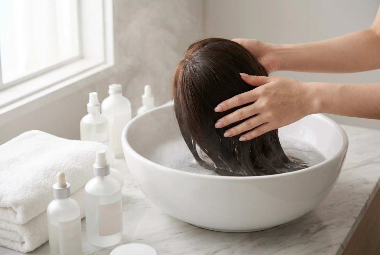 Parykshampoo: Sådan vasker du syntetisk og ægte hår trin for trin