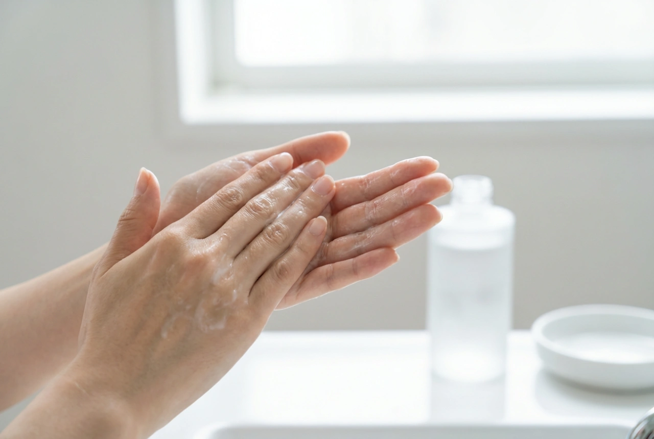 Renseolie trin for trin: massage, emulgering, afrensning