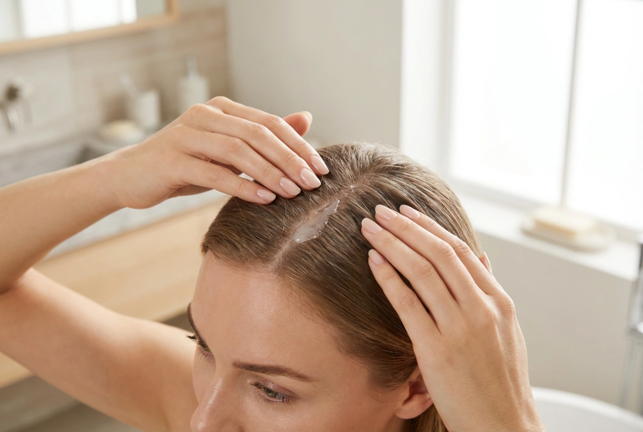 Hovedbundsbalsam: Sådan påfører du den uden at gøre håret fedtet