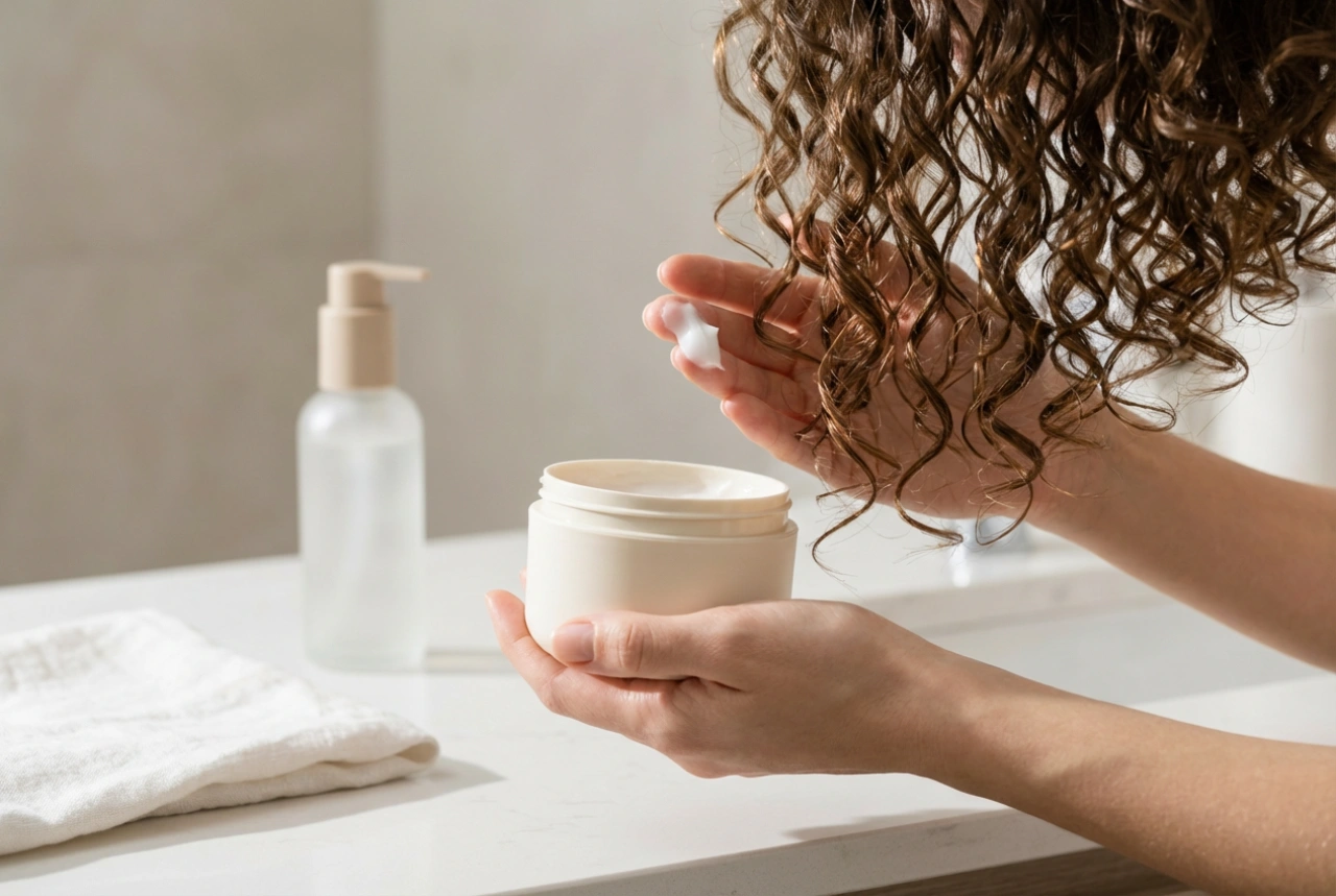 Leave-in balsam til krøllet hår: Sådan bruger du LOC/LOG-metoden