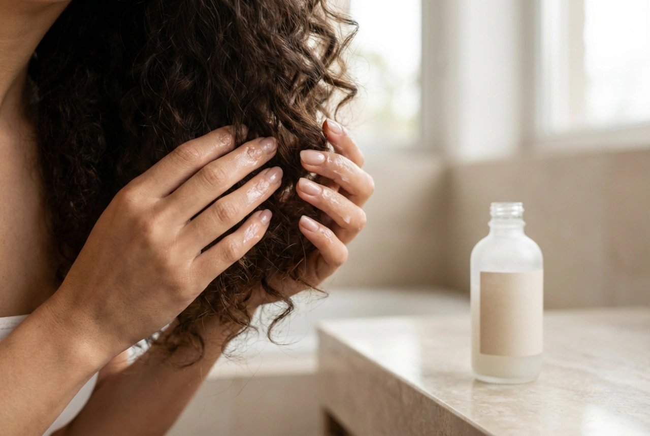Leave-in conditioner til krøllet hår: regler for påføring og teknikker