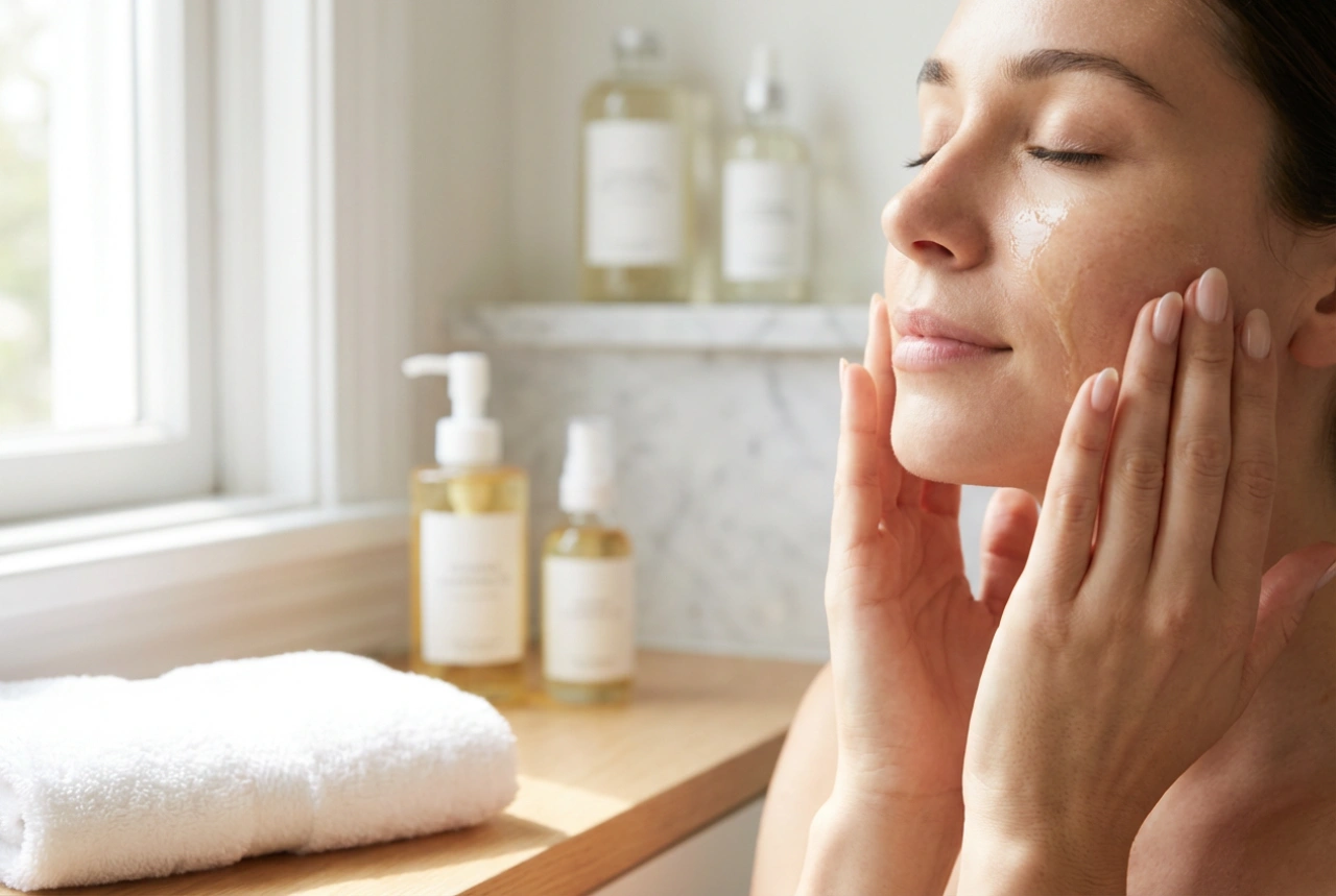 Koreansk renseolie i to-trins rensning: sådan bruges den