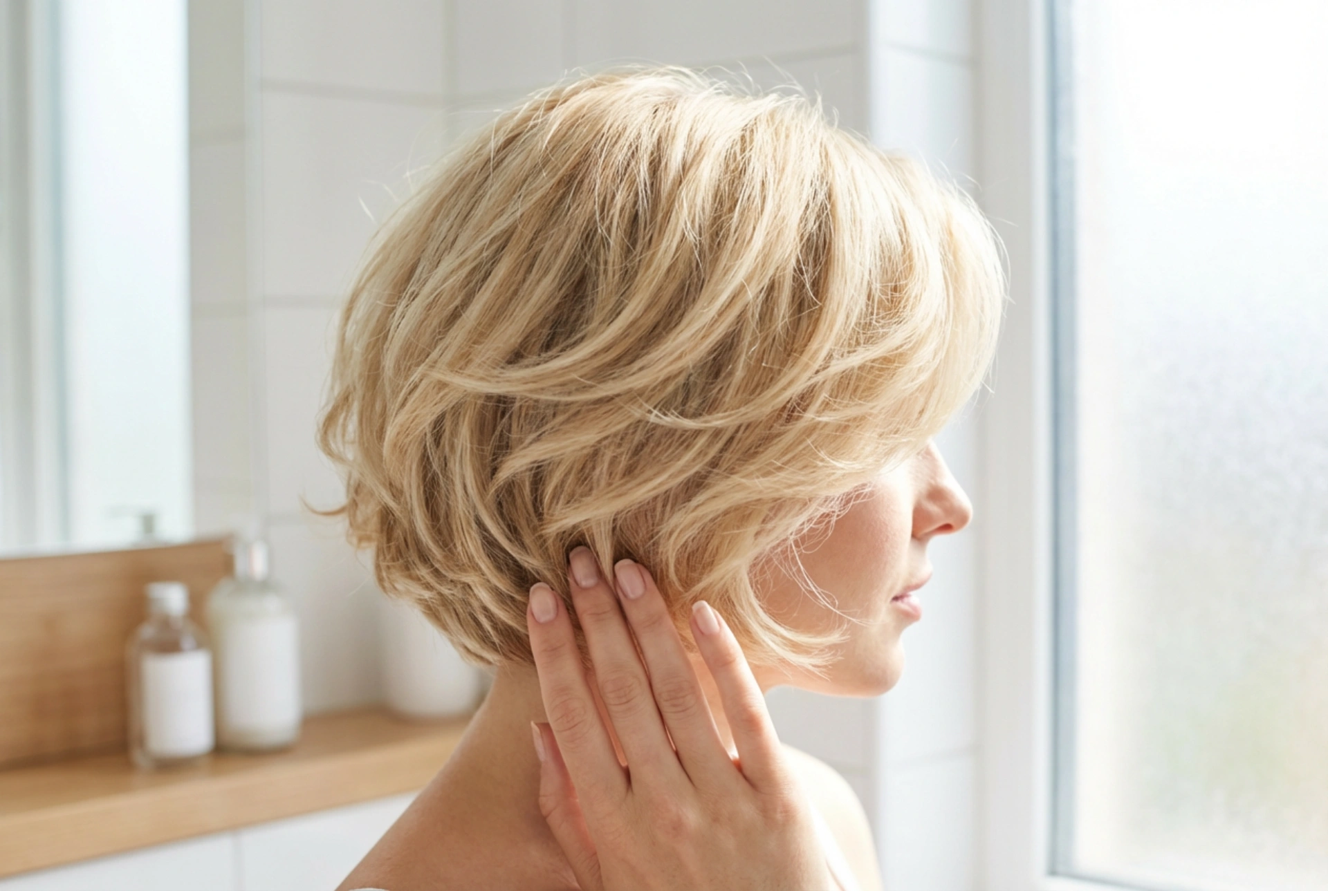 En meget kort bob: Sådan styler du den for lethed og volumen