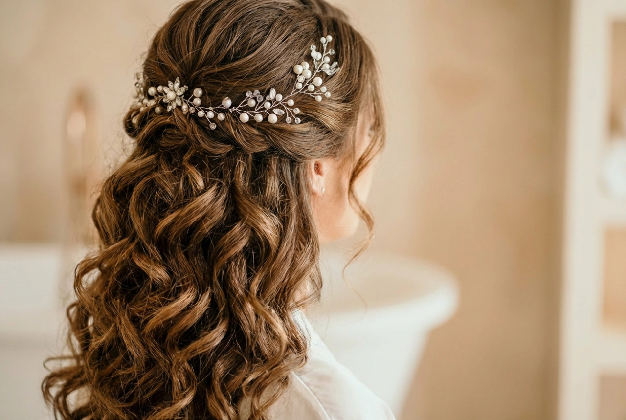 Barok frisure til bal og karneval: volumen, krøller, accessories