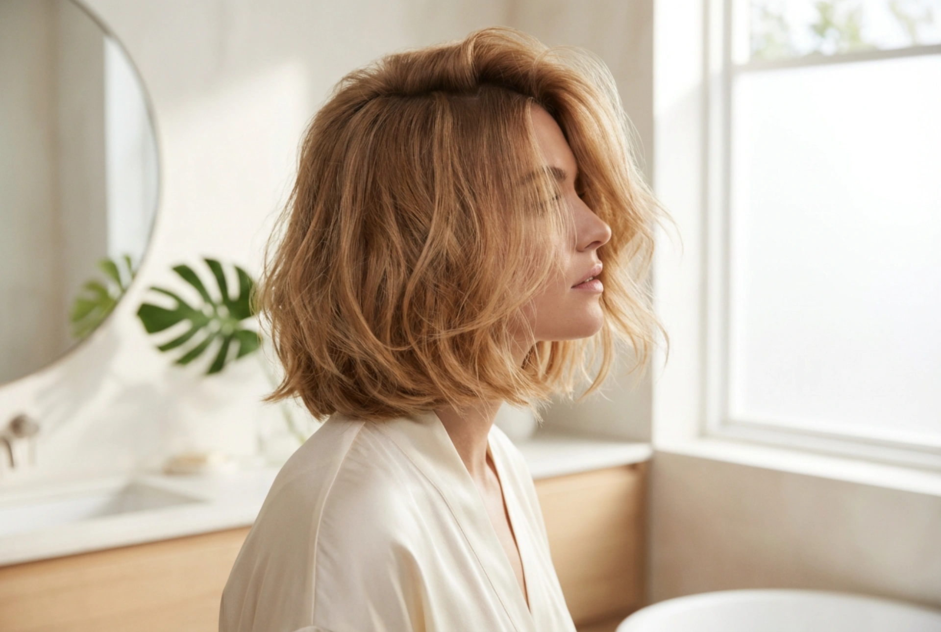 Bob-frisure til kvinder over 50: Foryngende styling og volumen