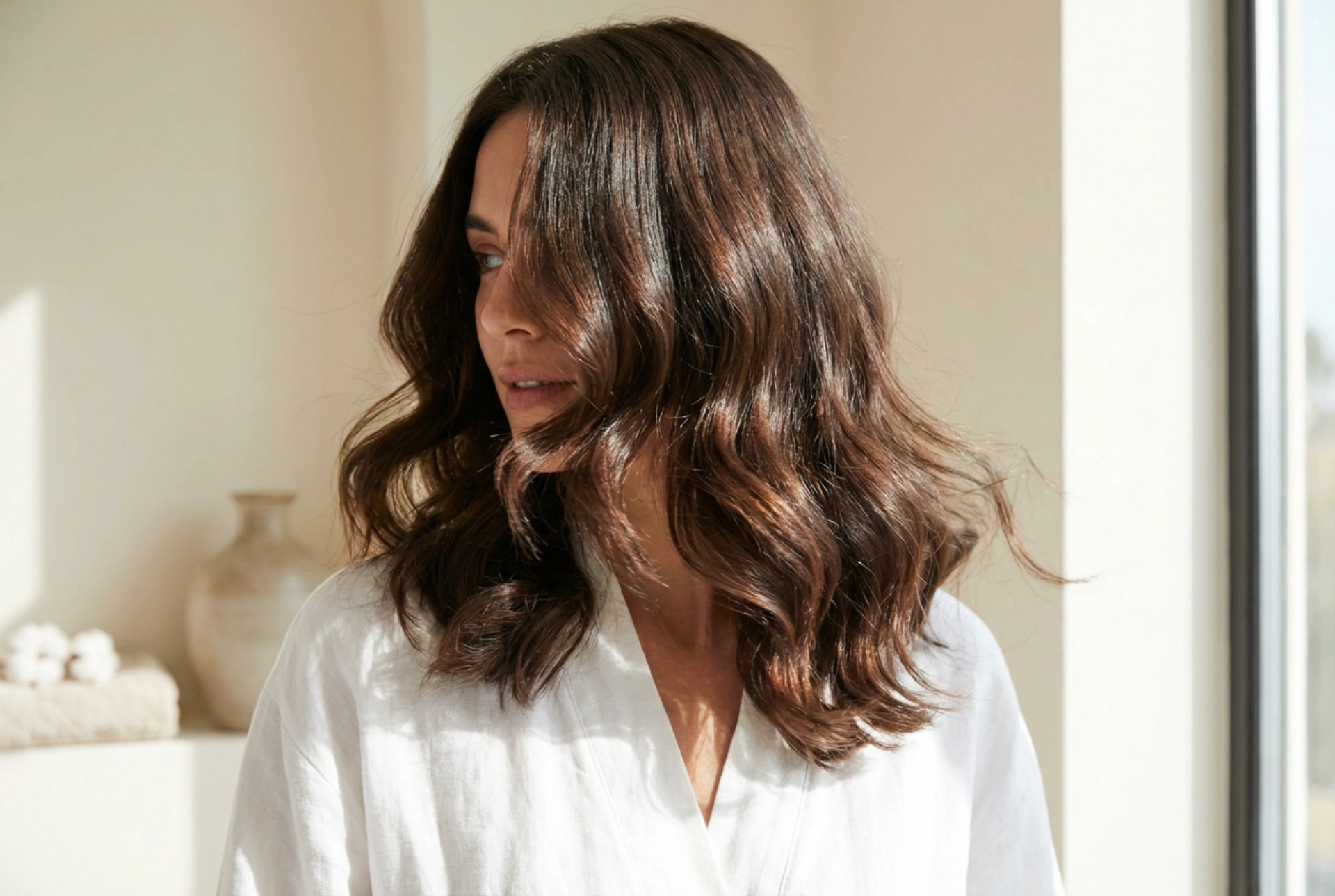 Frisure til brunetter: Sådan styler du håret for at tilføje lethed og glans