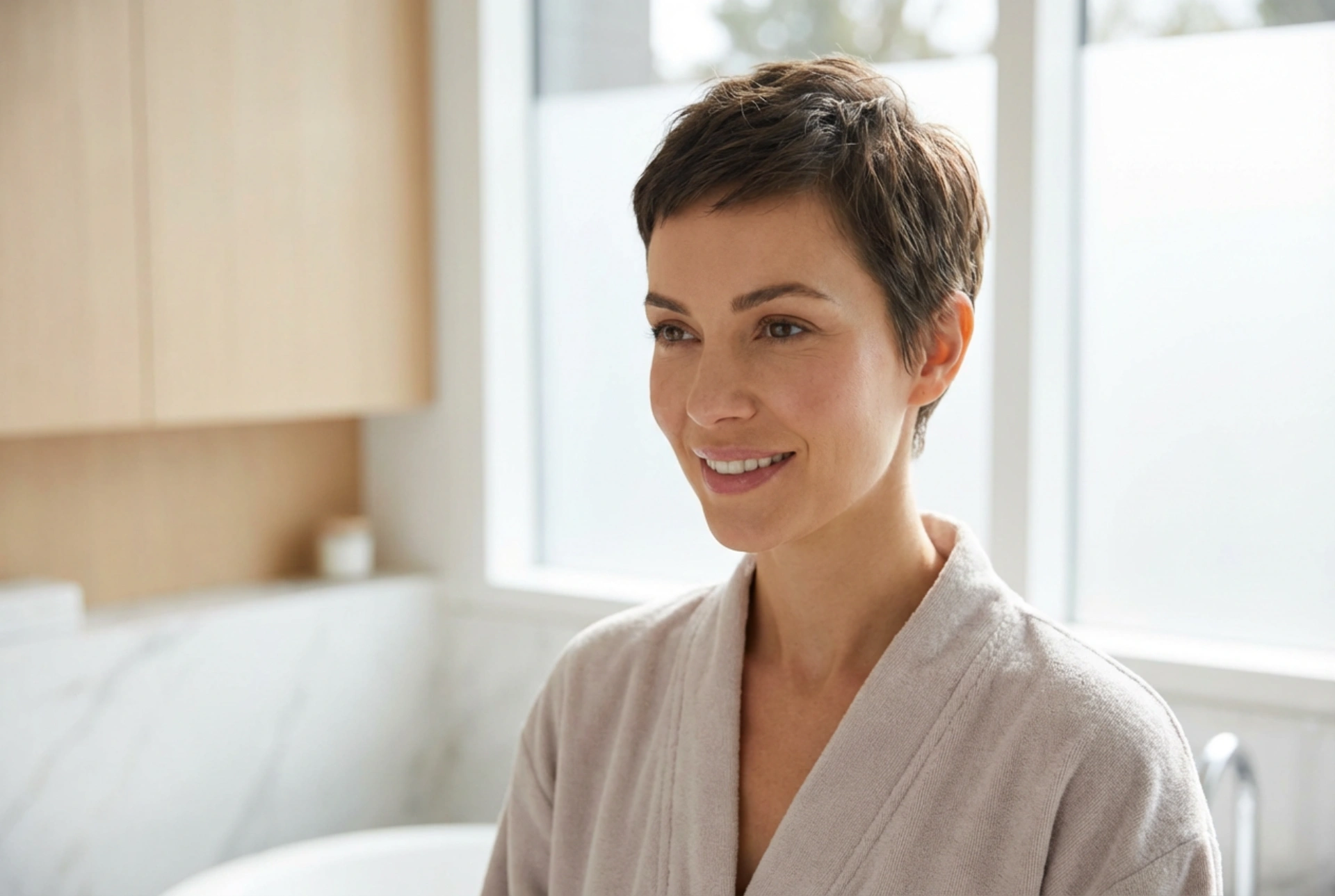 Kort og med karakter: Pixie-frisure med en blød finish