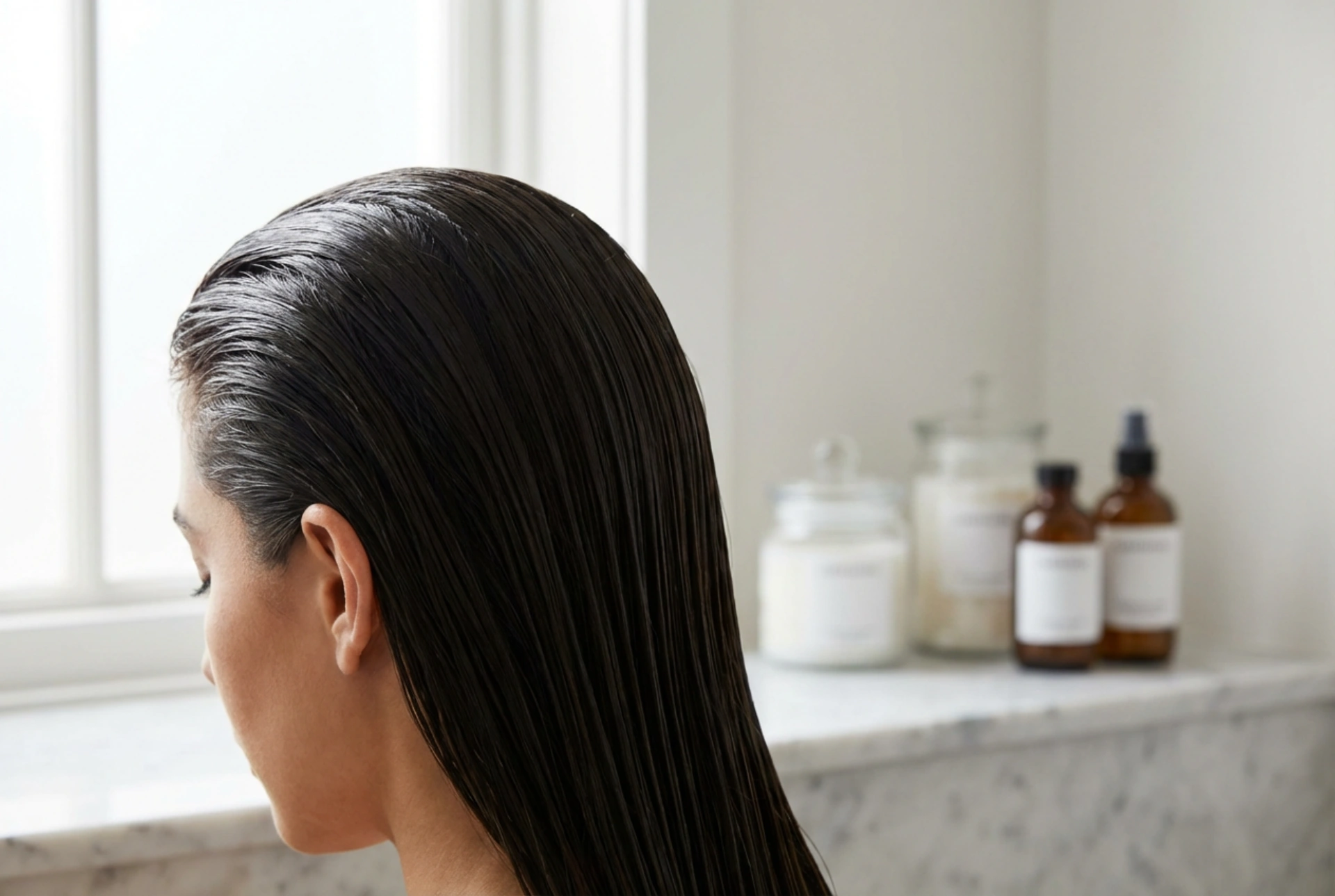 Wet look med glans: 'Våd italiener'-frisuren, produkter og teknik