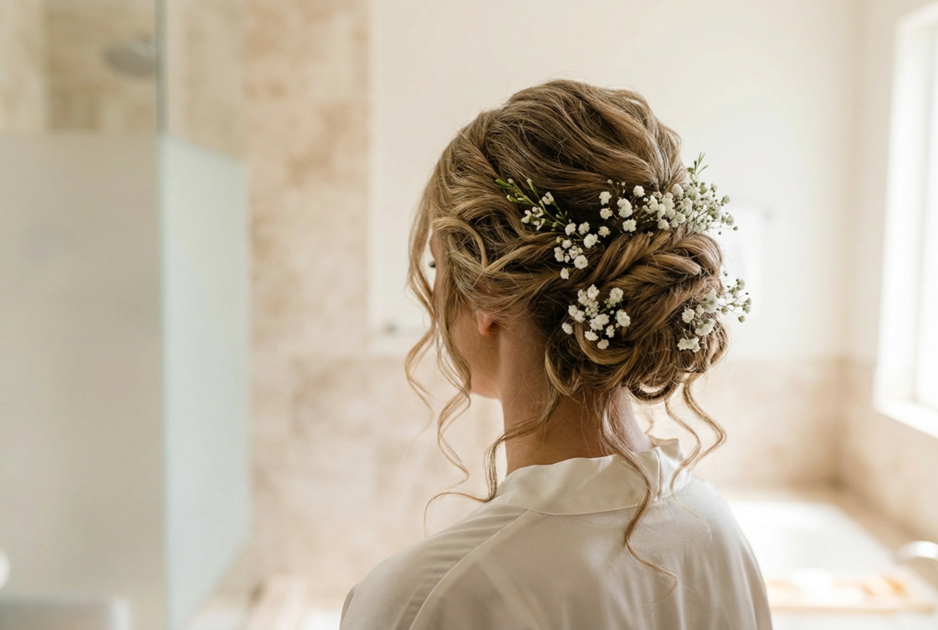 Bryllupsskønhed med lange lokker: brudefrisurer til langt hår