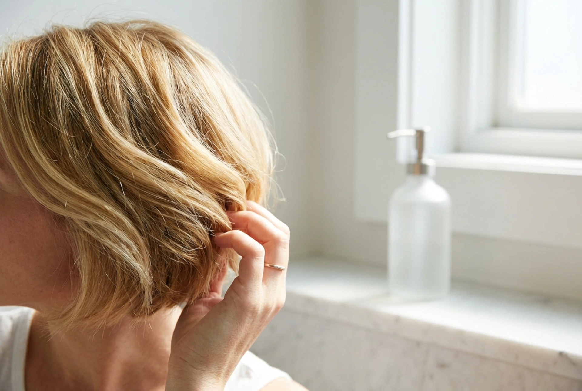 Kort blondt hår: Farvebeskyttelse og nem daglig styling