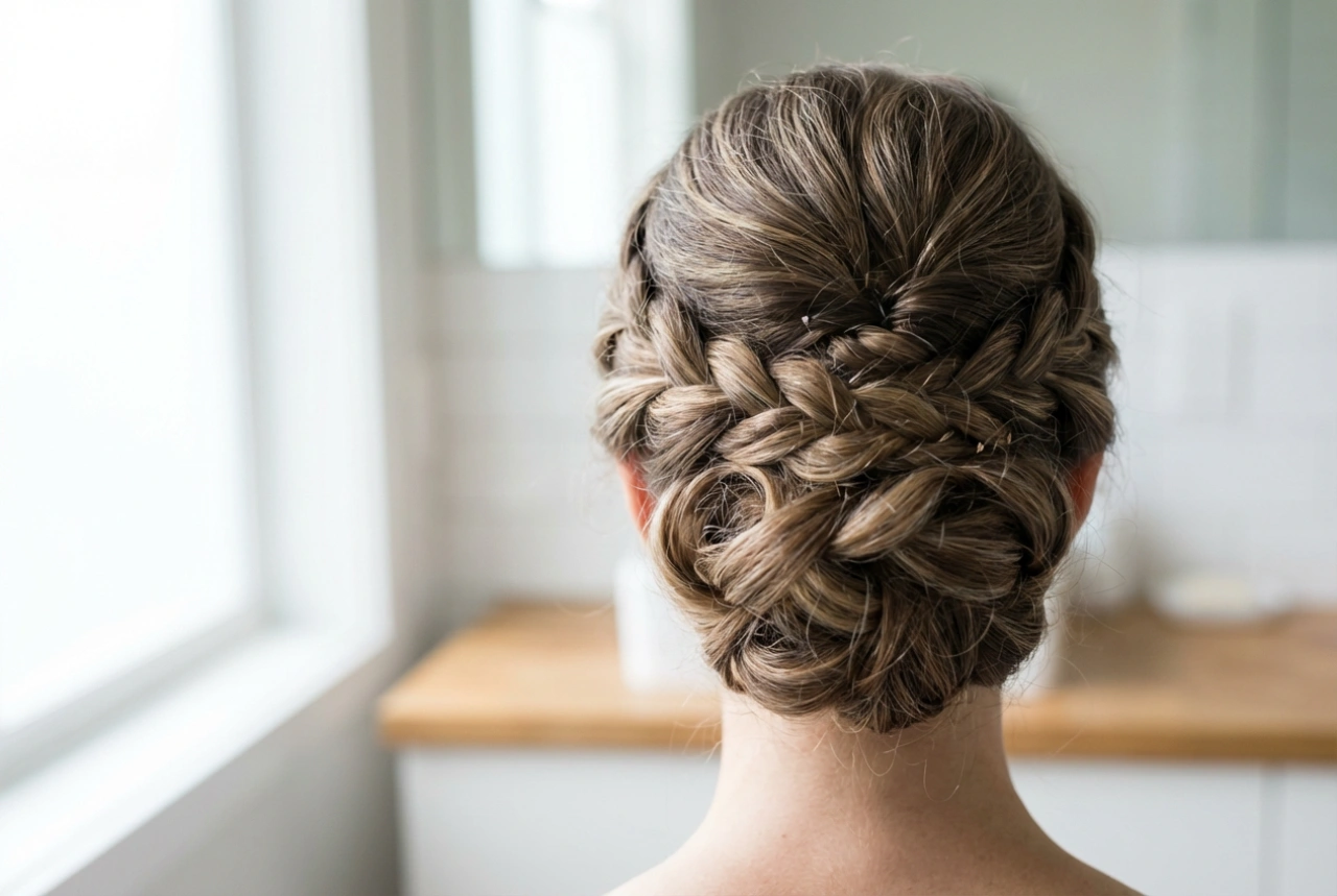 Håropsætninger til alle hårlængder: Elegant knold, løst twist og fletninger