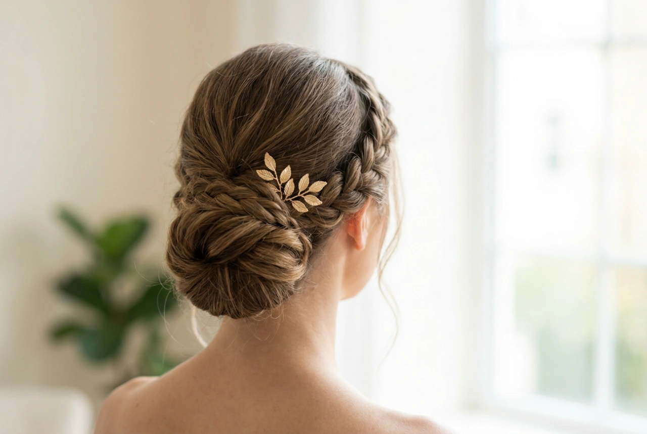 Bryllupsopsætninger: Elegante knolde, fletninger og håraccessories