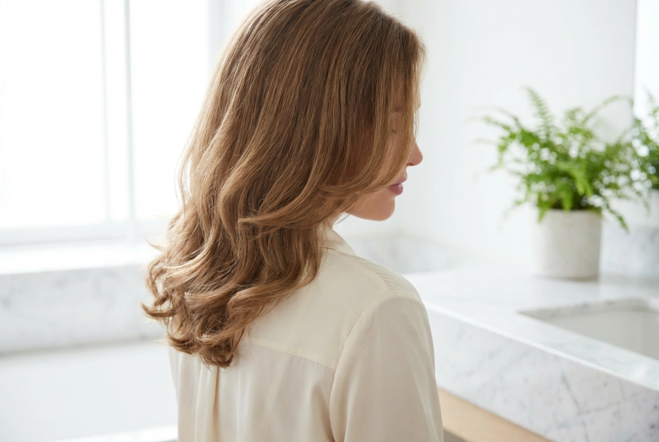 Etageklippet hår: hverdagsstyling, volumen og pleje af spidserne