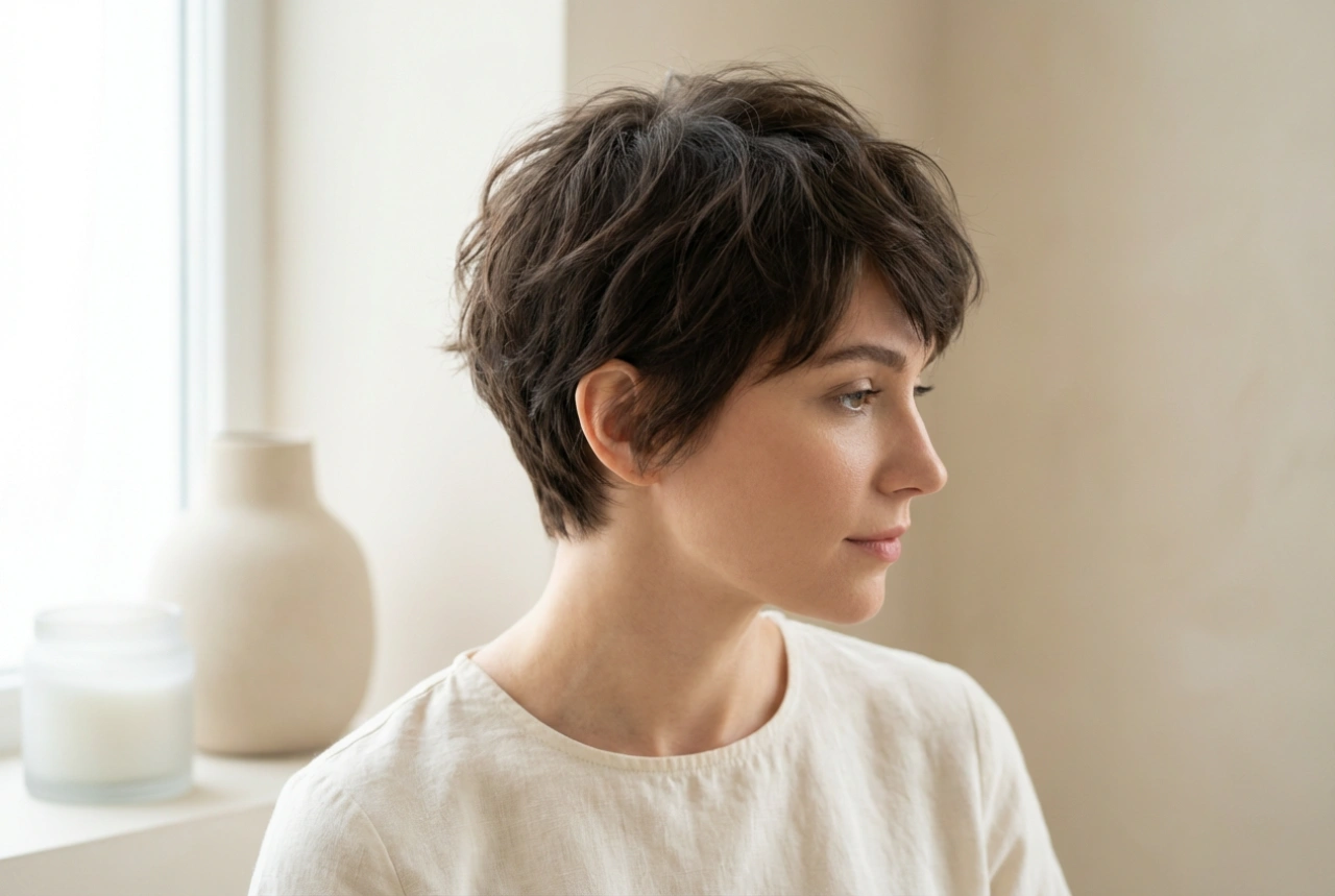 Kort frisure: Hurtig styling og naturlig tekstur uden at tynge håret