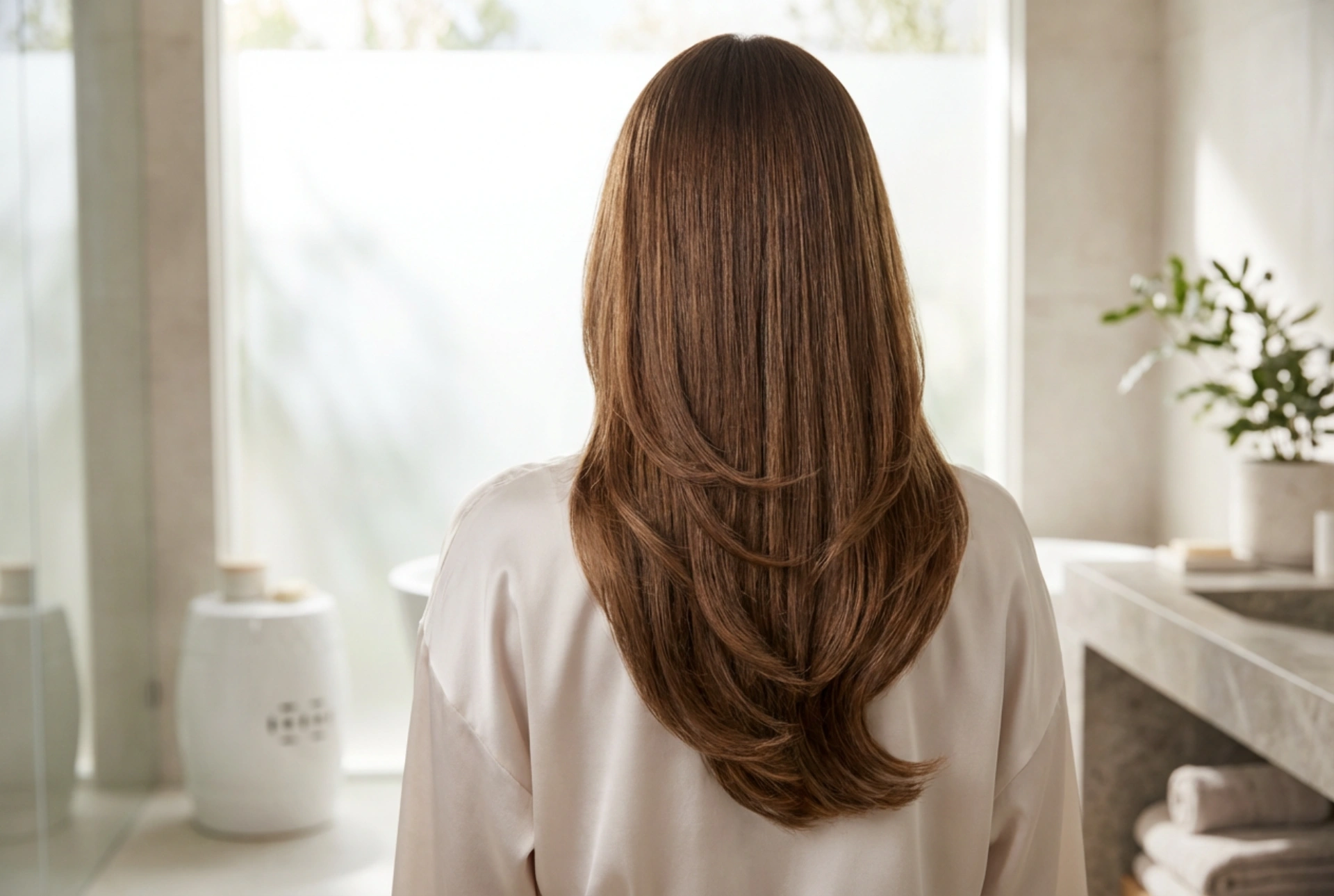 Klipninger til langt hår: lag, U-form og daglig styling