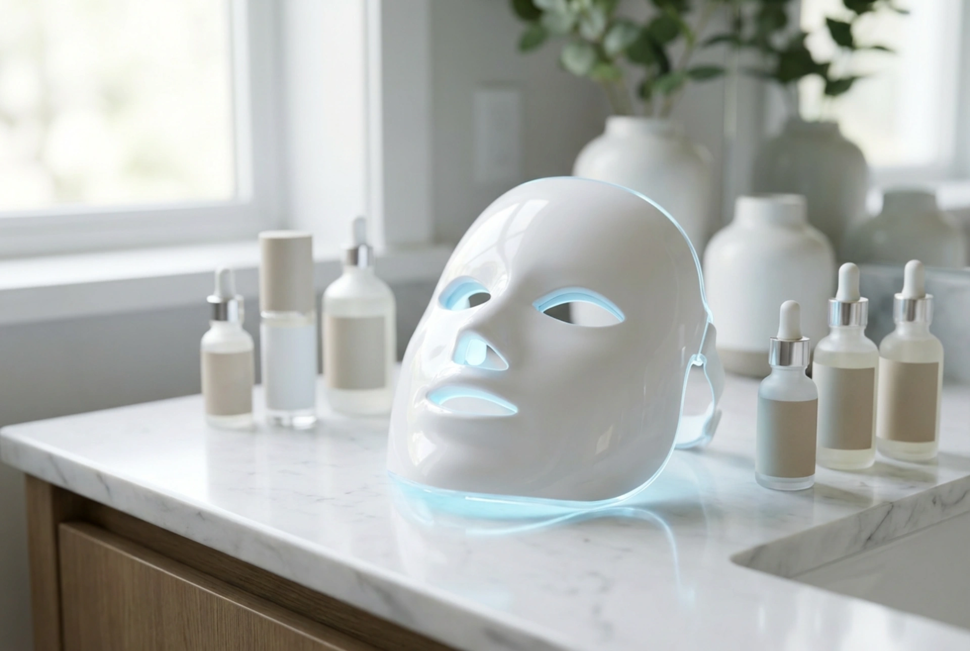 LED-maske til ansigtet: Sikker integration i din rutine, tid og hudpleje