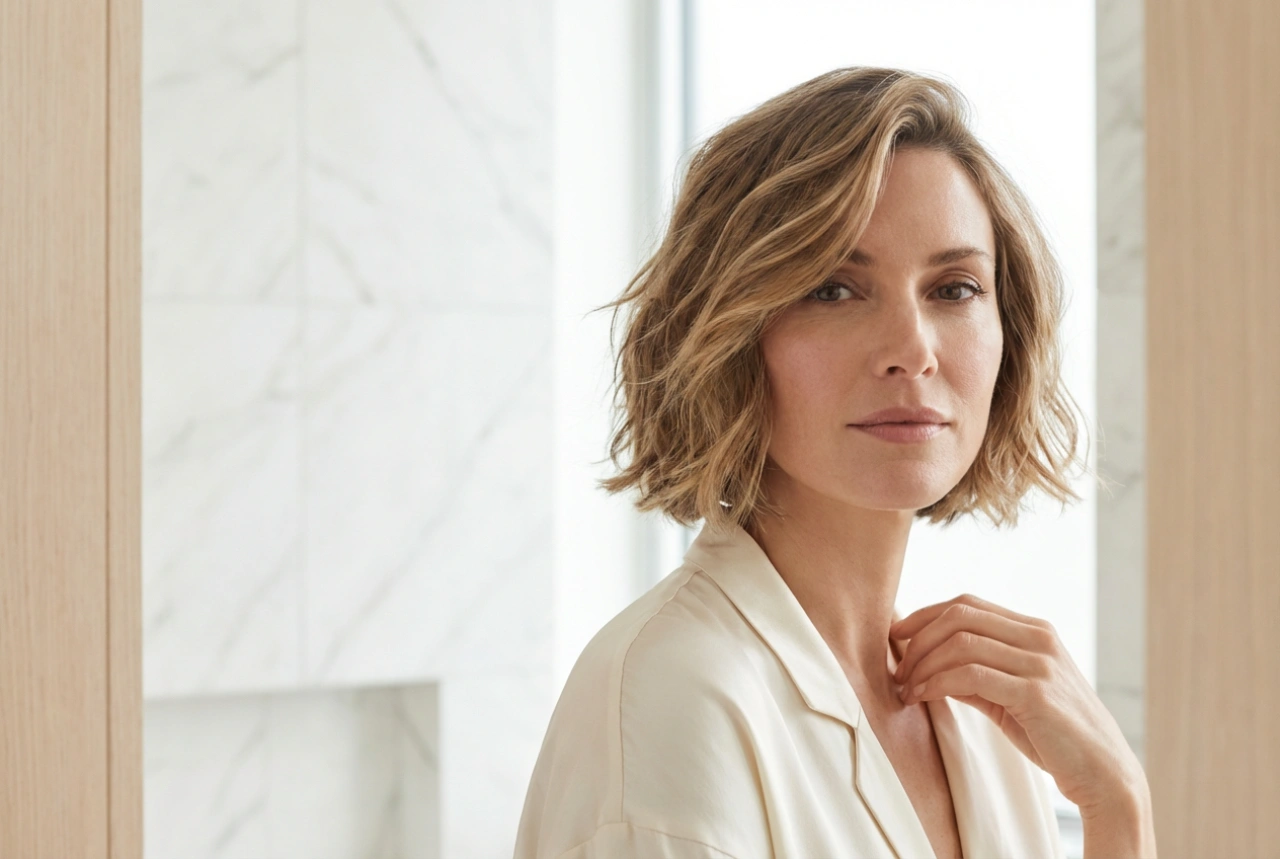 Frisure med kant: tekstur, asymmetri og volumen trin for trin