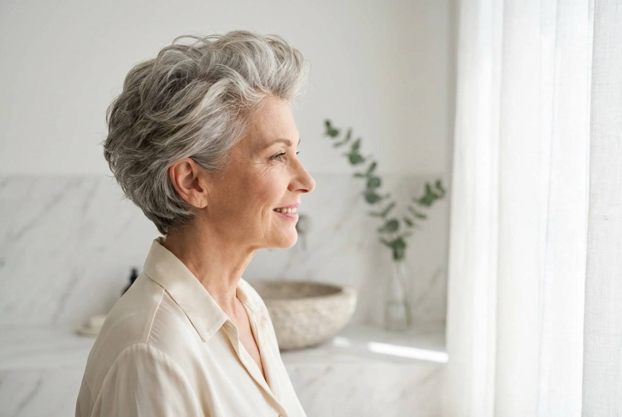 Korte frisurer til kvinder over 50: Foryngende effekter med volumen og tekstur