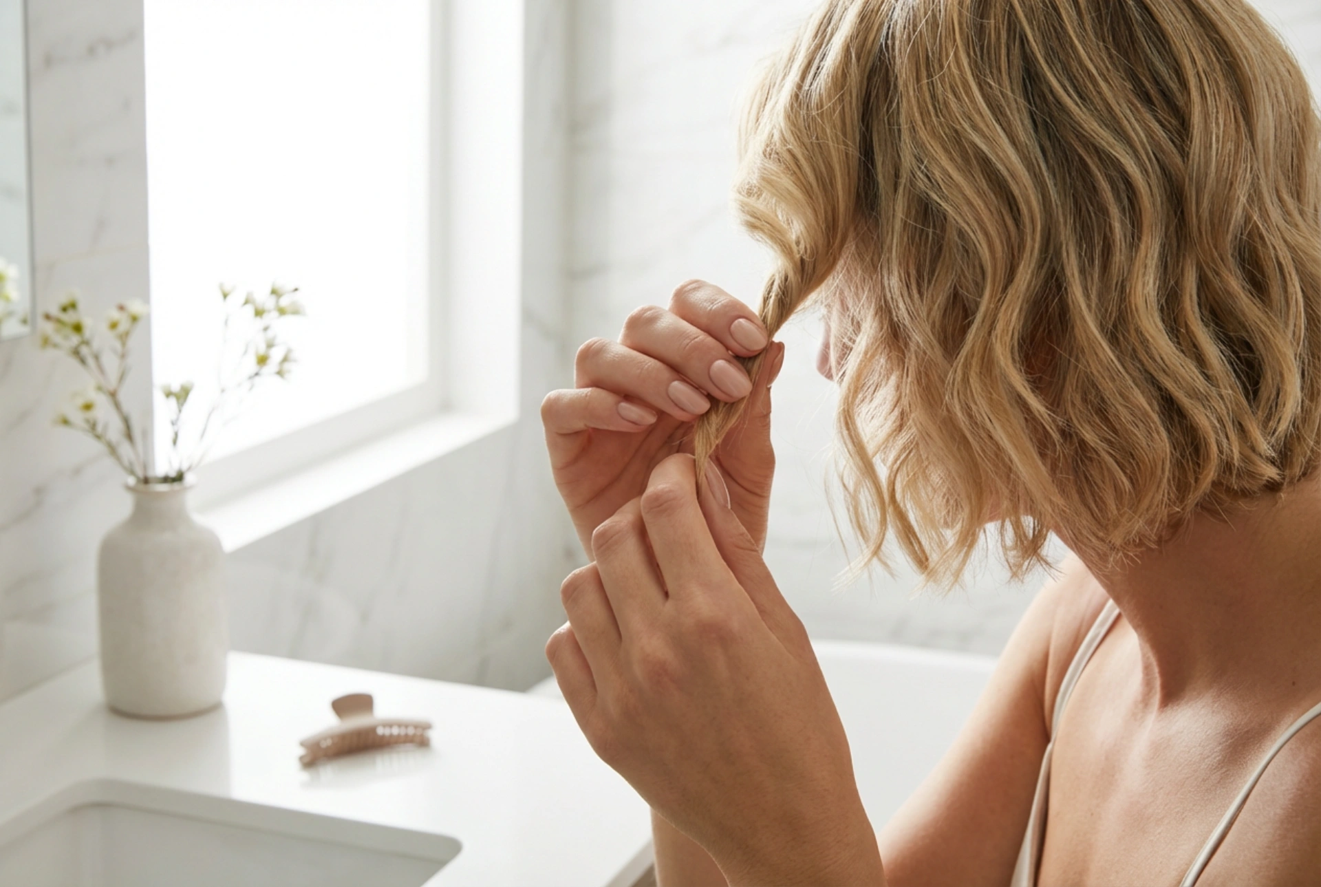 Sådan laver du bryllupsfrisurer: kort hår trin for trin