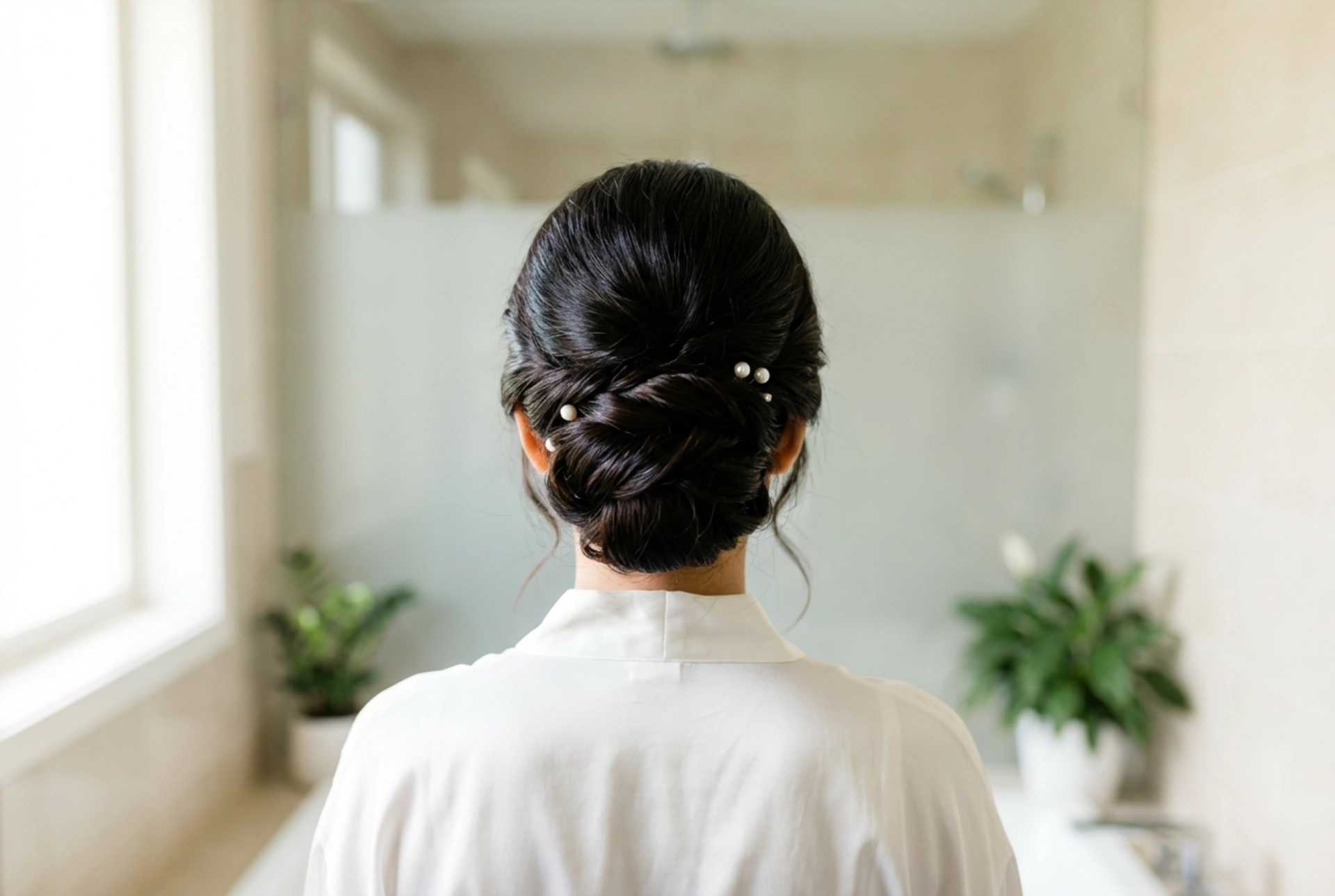 Frisurer til glat hår til bryllup: elegante og holdbare opsætninger