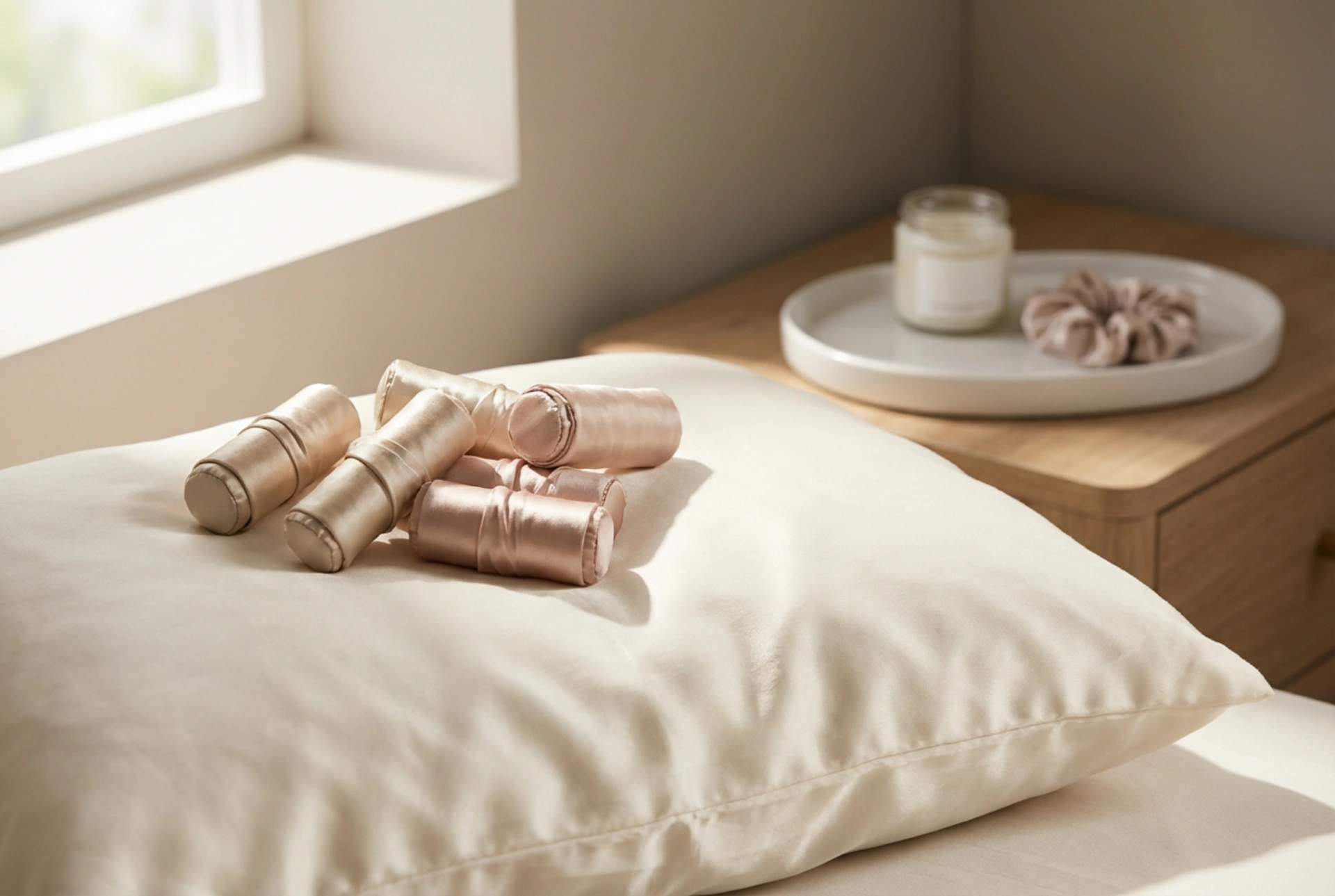 Silkehårruller: Sådan vælger og bruger du dem om natten