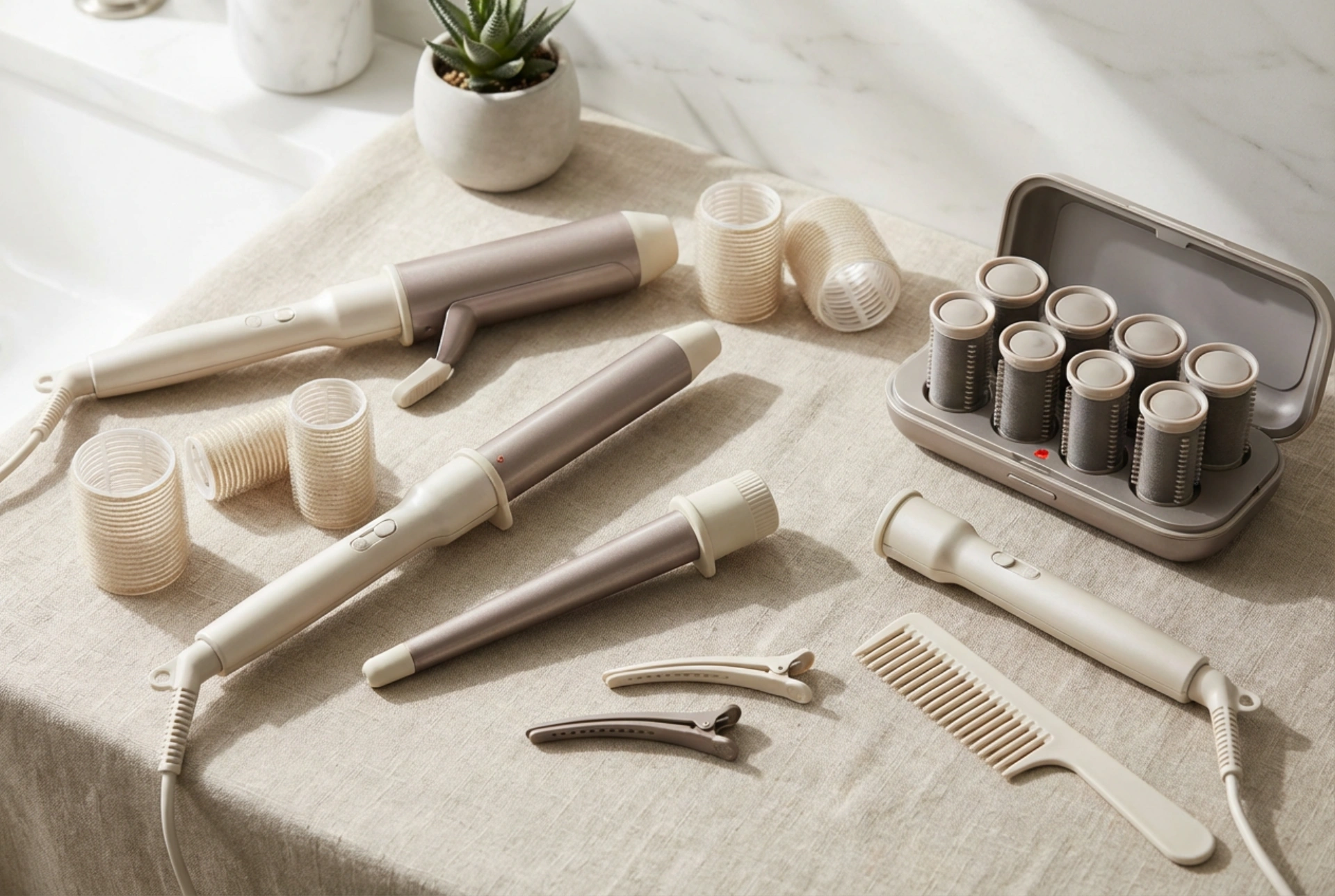 Krøllejern: typer, valg af diameter og krølleteknikker