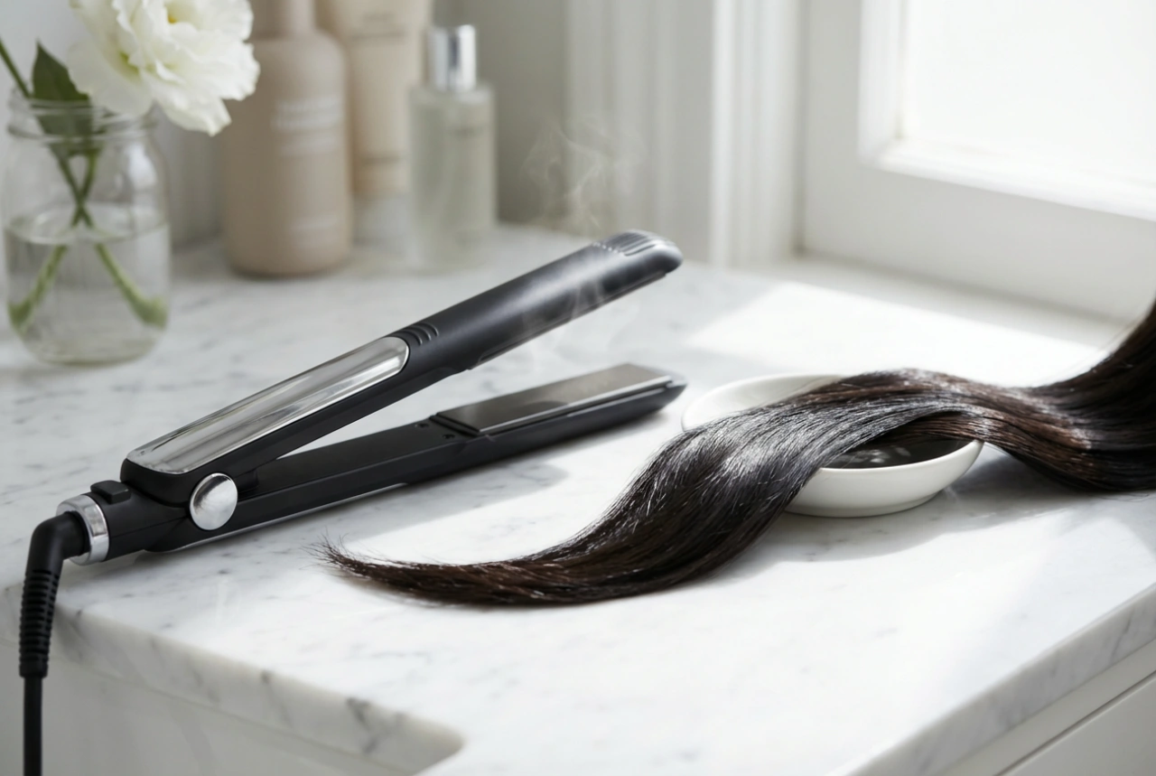 Glattejern med keratin og ionisering: glathed, glans og mindre krus