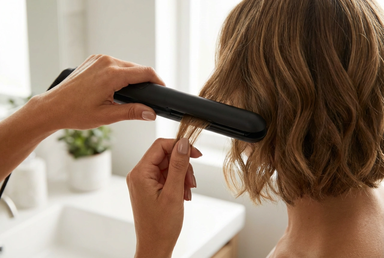 Roterende krøllejern til kort hår: teknikker til volumen og lette bølger