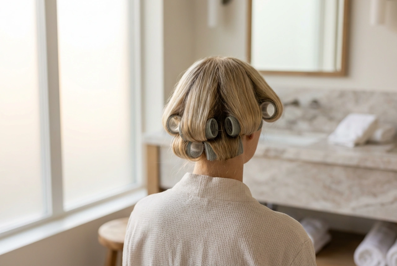 Hårruller til løft ved rødderne: volumen trin for trin