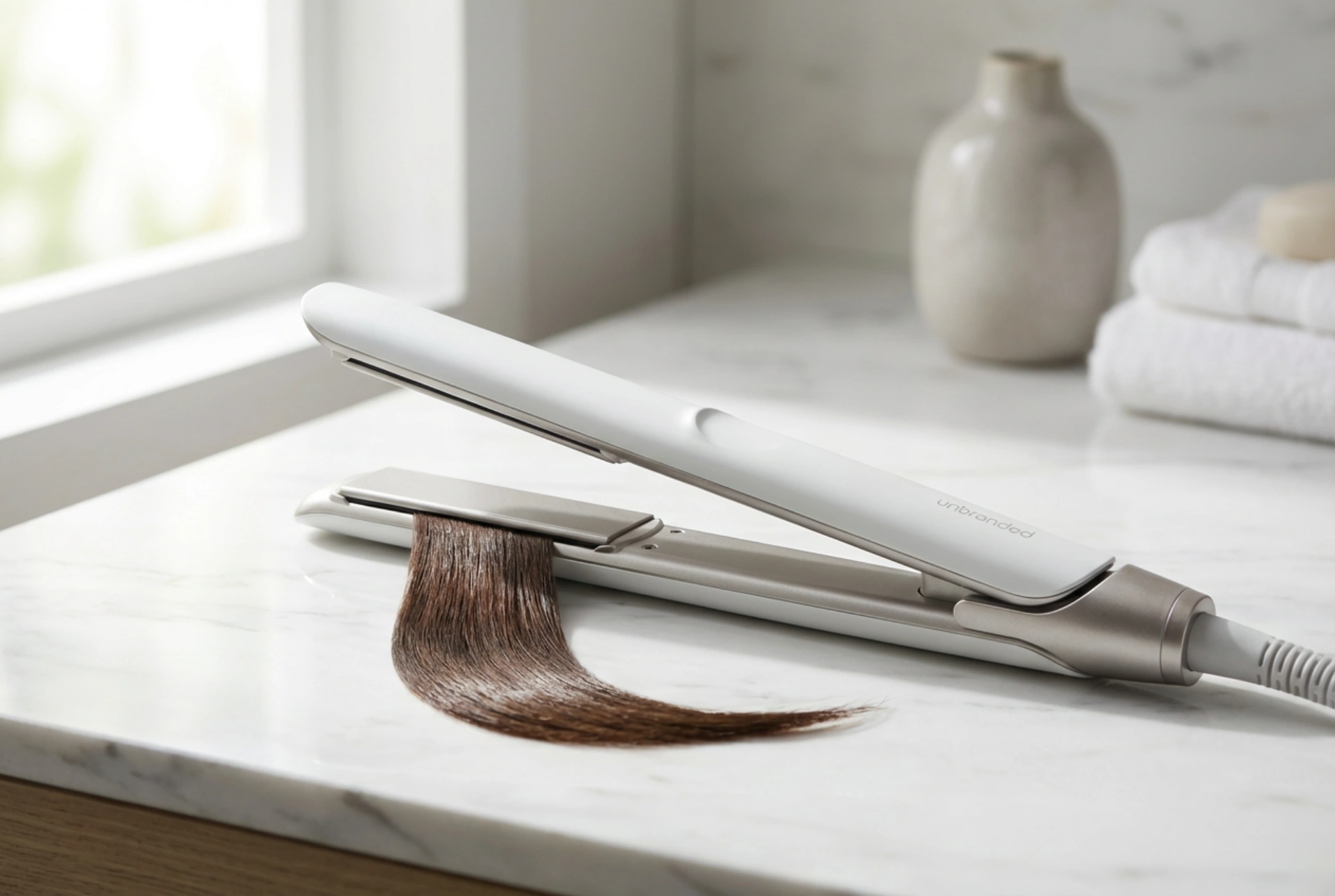 Hårtørrer og glattejern i ét: styling og glatning af hår