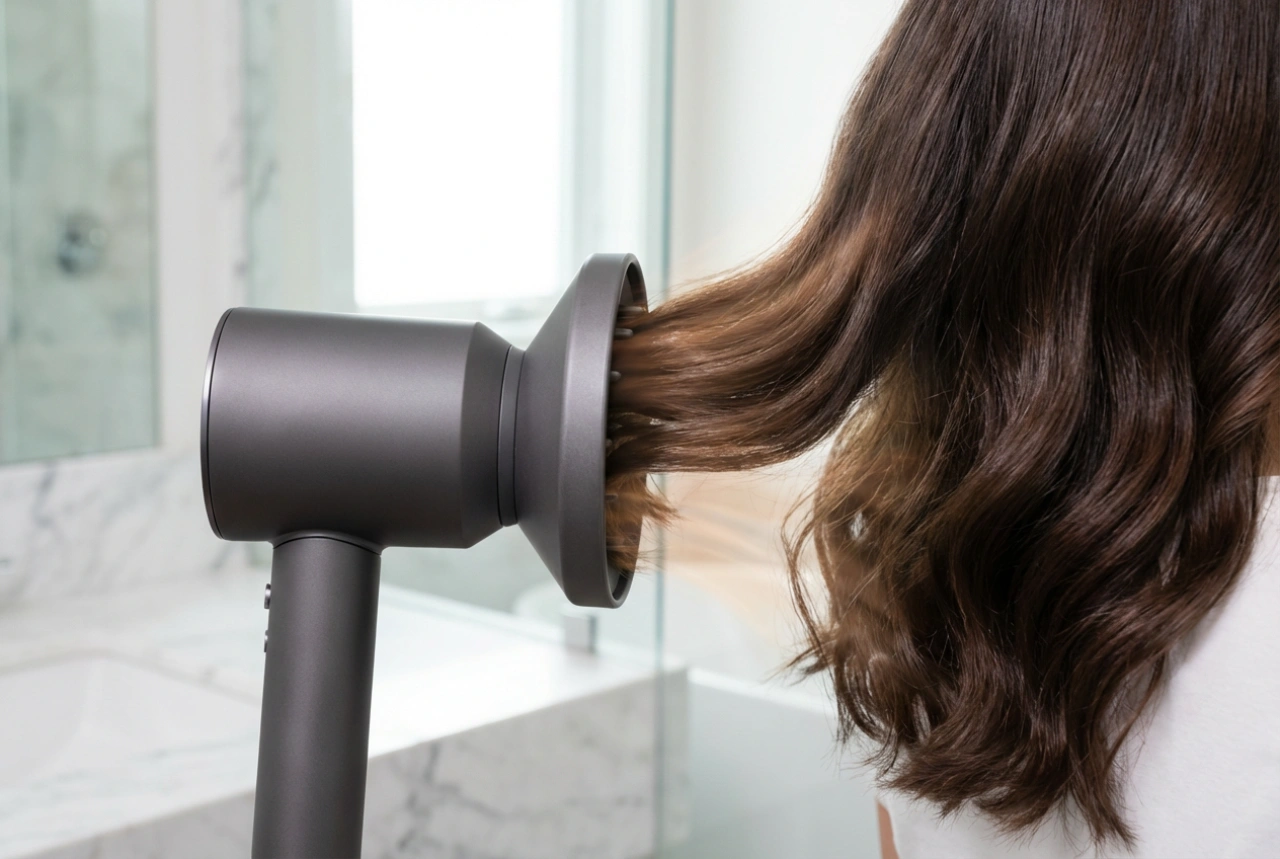 Kraftig hårtørrer: Hurtig tørring uden at overophede håret