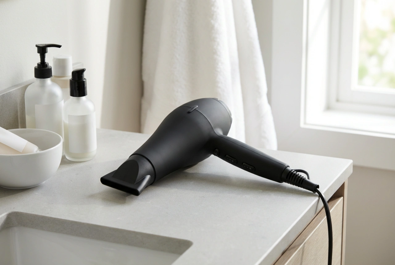 Professionel hårtørrer med ionisering: parametre og brug derhjemme
