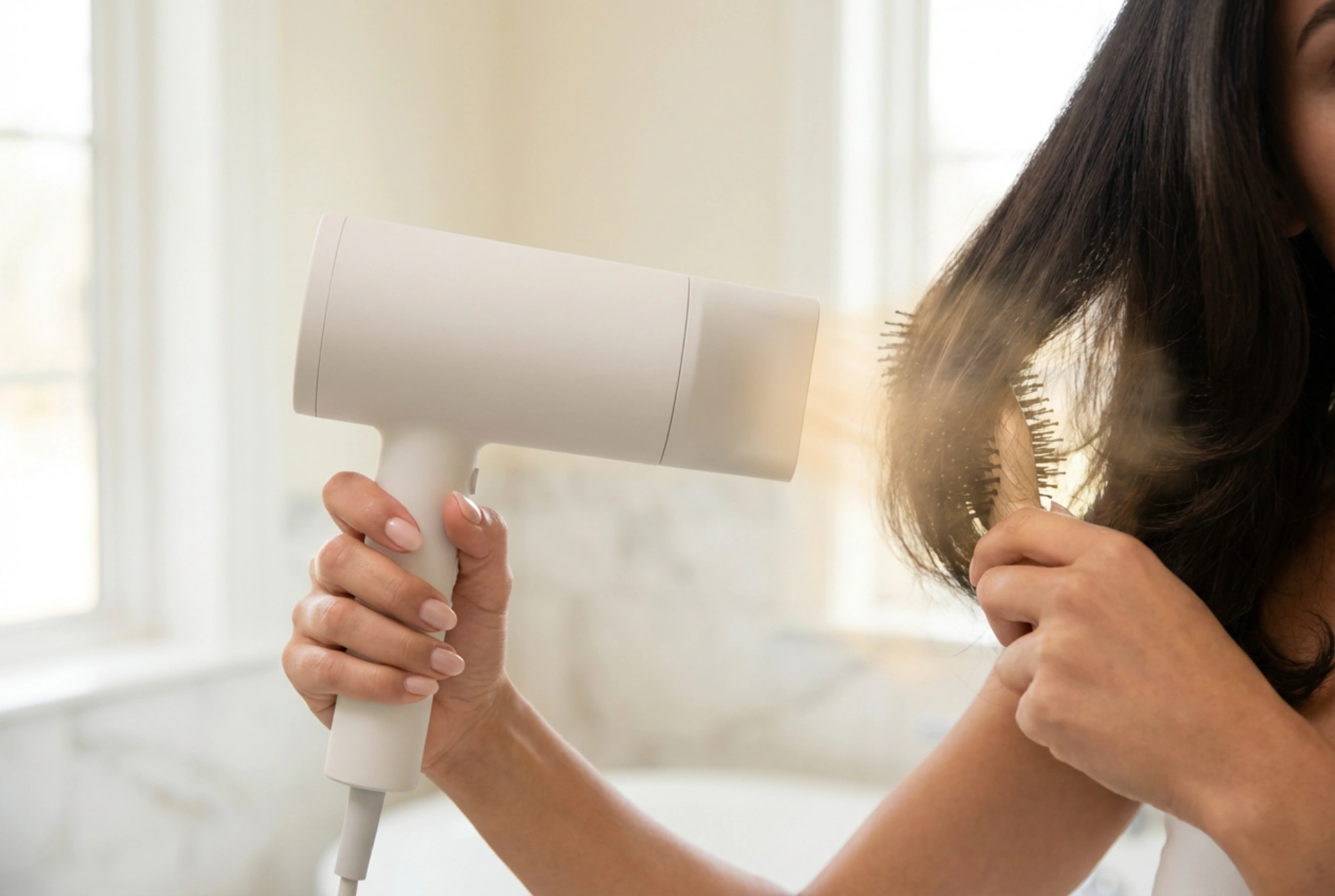 2000 W i en hårtørrer: sikre temperatur- og luftstrømsindstillinger