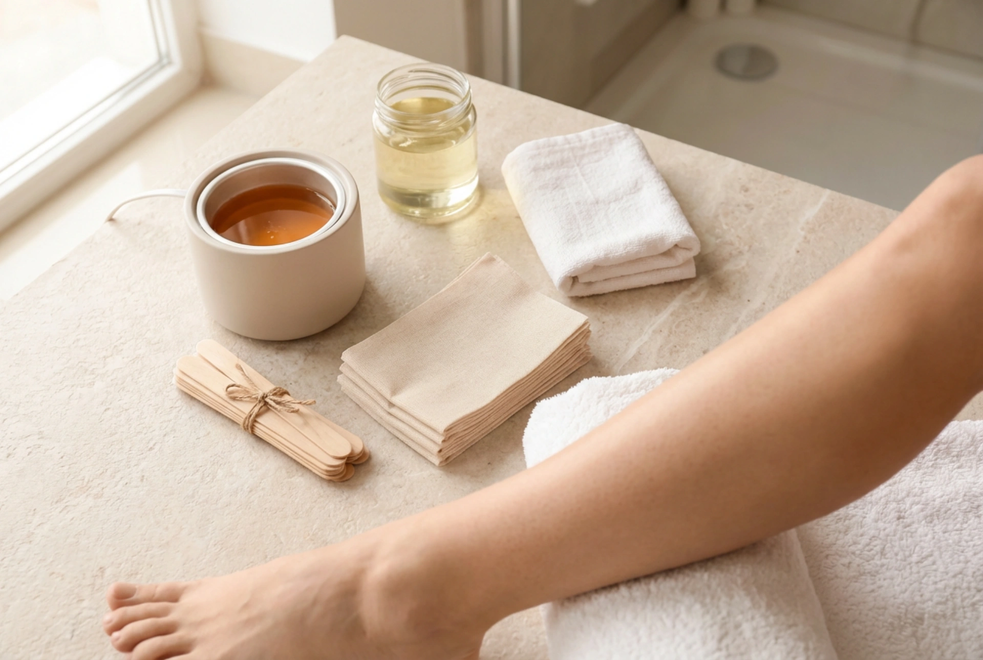 Voksning af ben derhjemme: Forberedelse, påføring og fjernelse