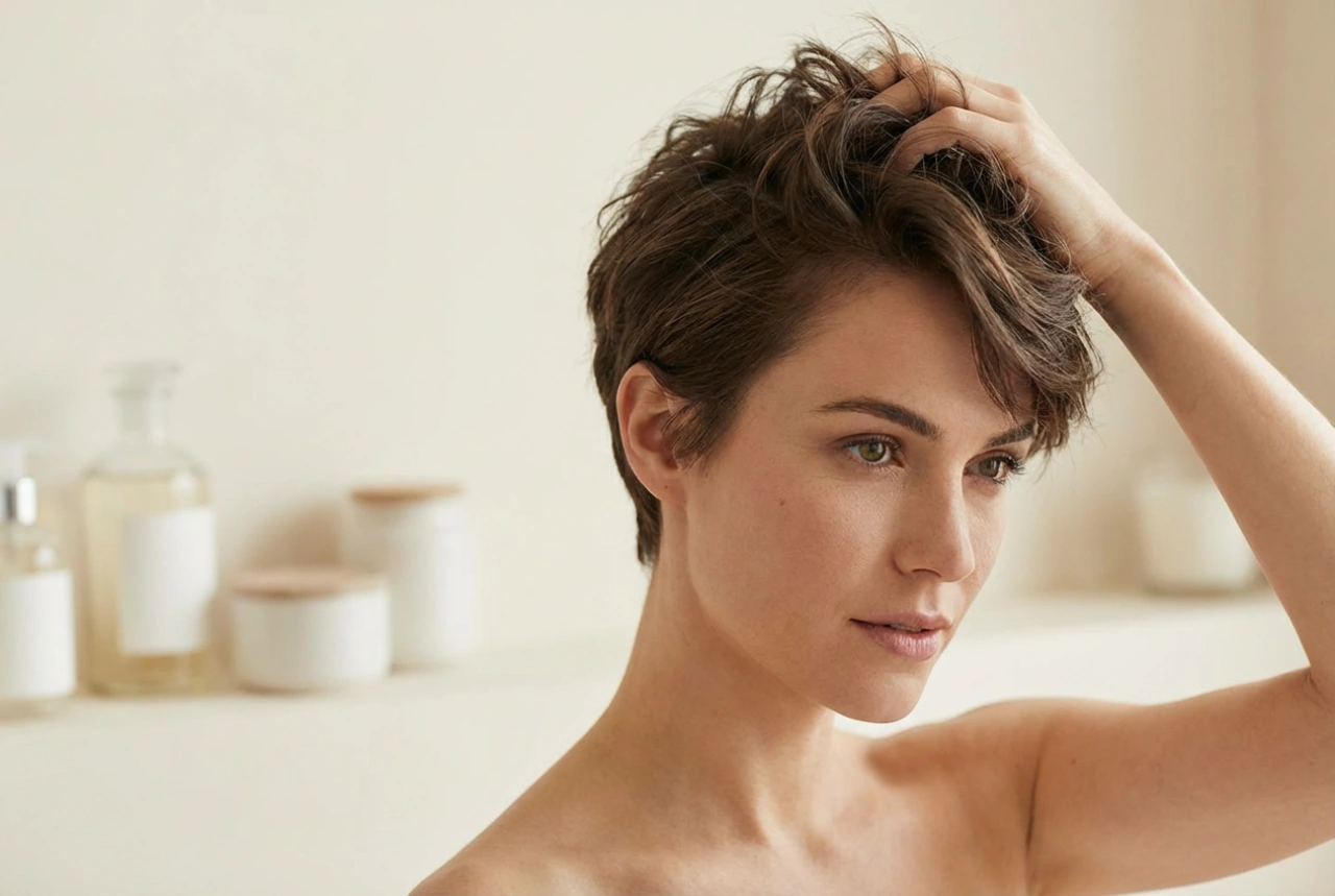 French crop-frisure: daglig styling med tekstur og volumen