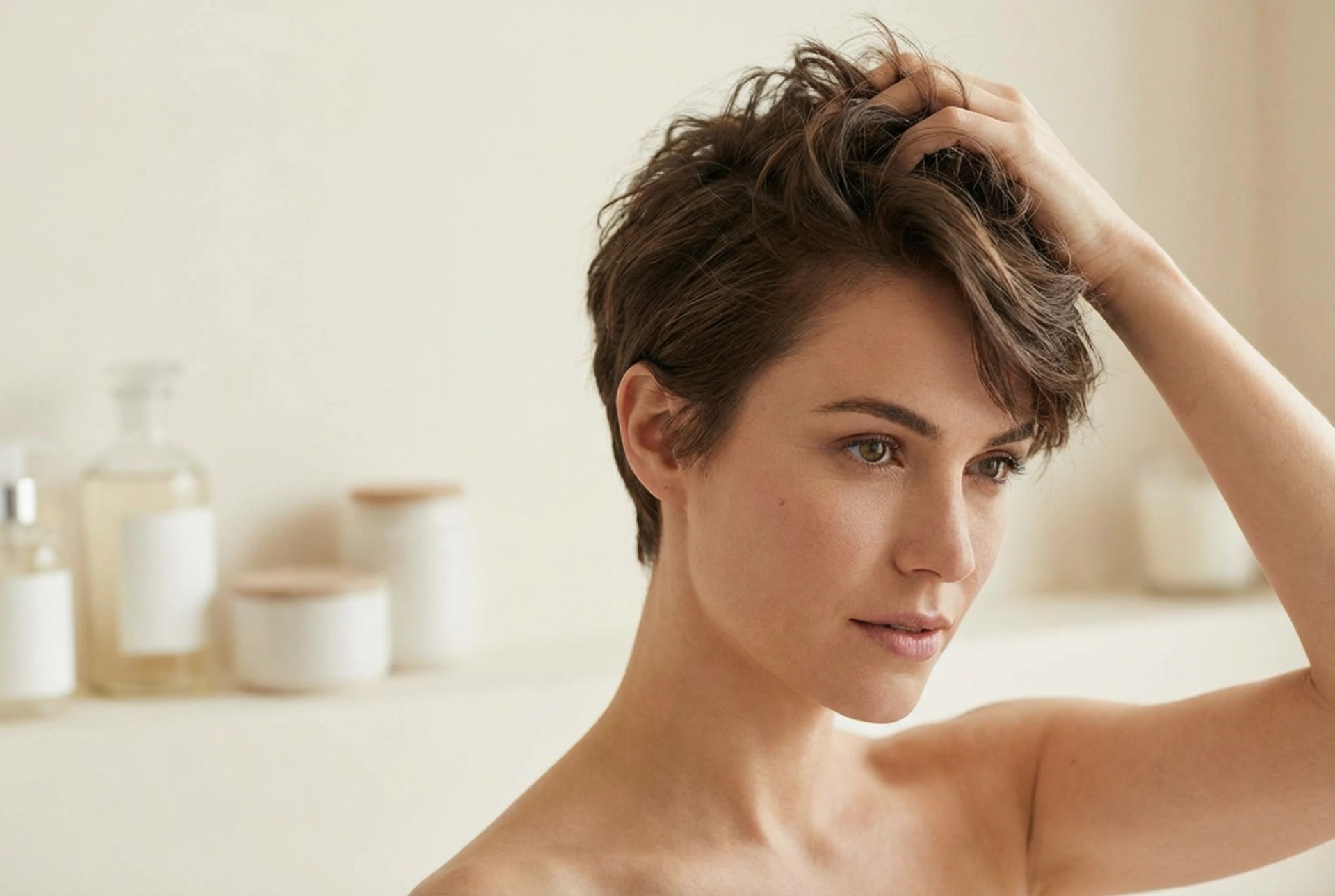 French crop-frisure: daglig styling med tekstur og volumen