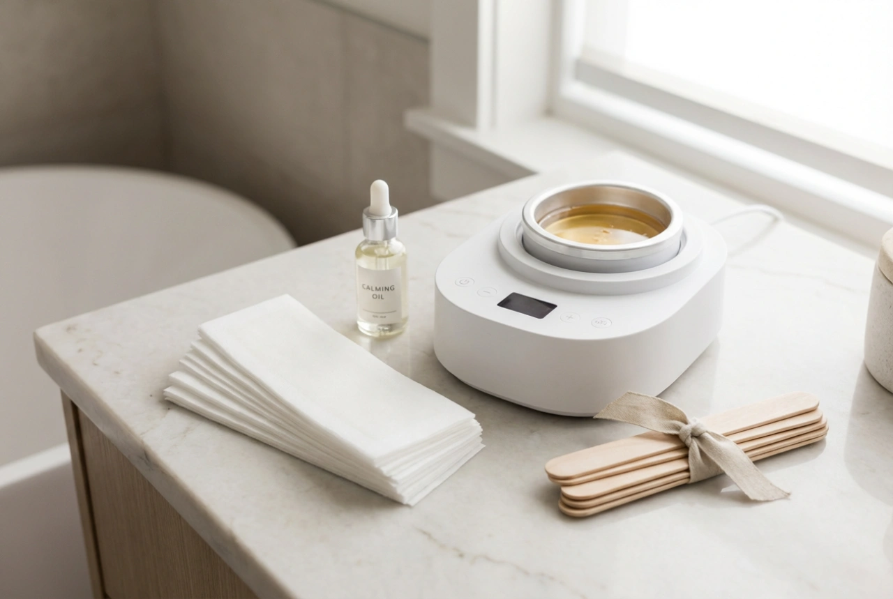 Professionel voksbehandling derhjemme: teknik, temperatur og sikkerhed