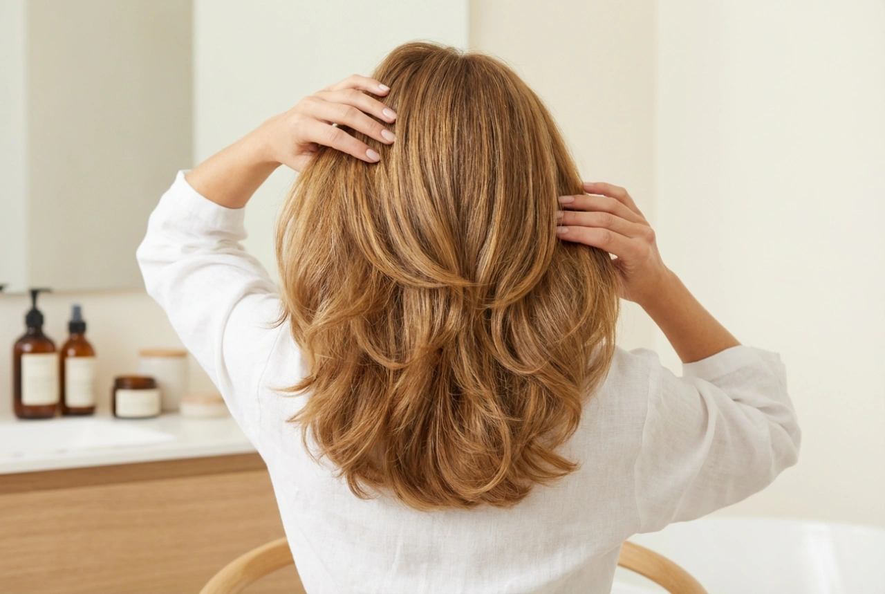 Etageklippet hår: styling, volumen og pleje